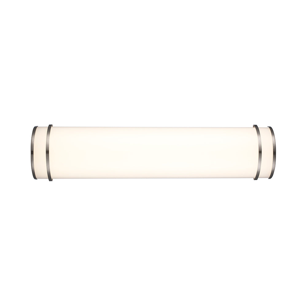 Residential LED Vanity Light 28W 2ft 5-Color Selectable Brushed Nickel