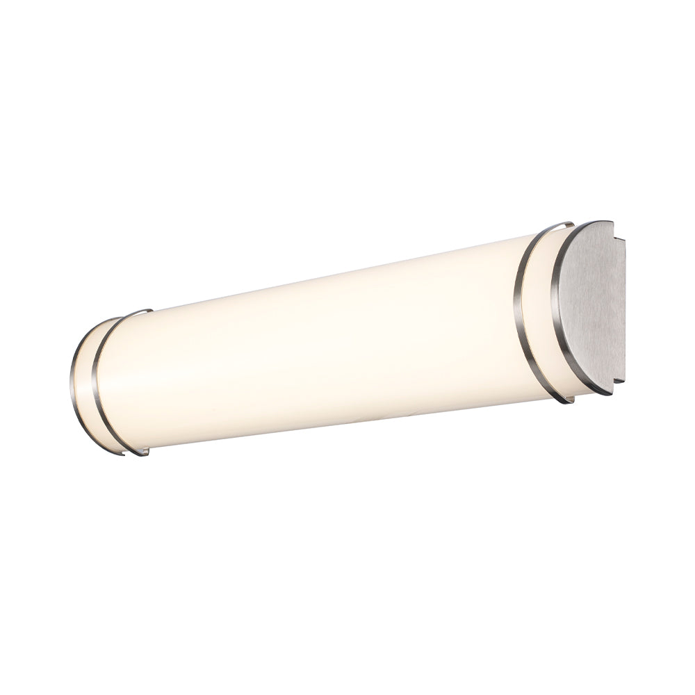 Residential LED Vanity Light 28W 2ft 5-Color Selectable Brushed Nickel