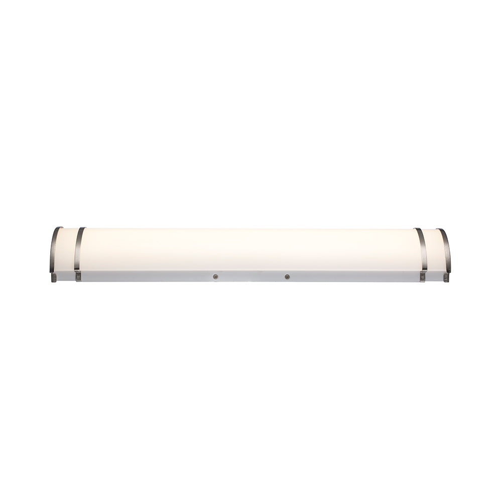 Residential LED Vanity Light 28W 2ft 5-Color Selectable Brushed Nickel