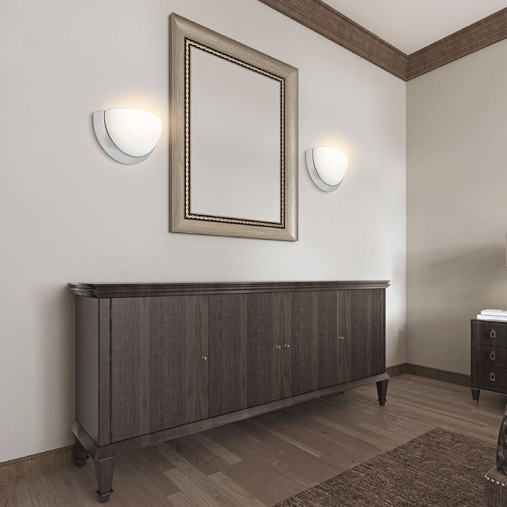 Residential LED 9W Indoor Wall Light with Dimmable A19 Lamp