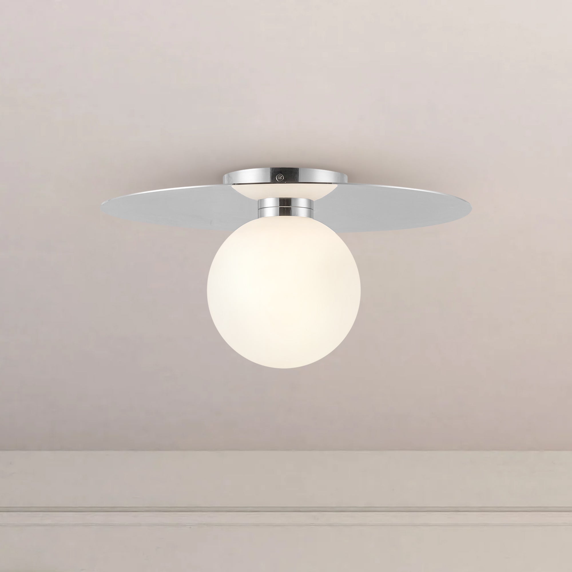Elixir 14-in Steel Flush Mount