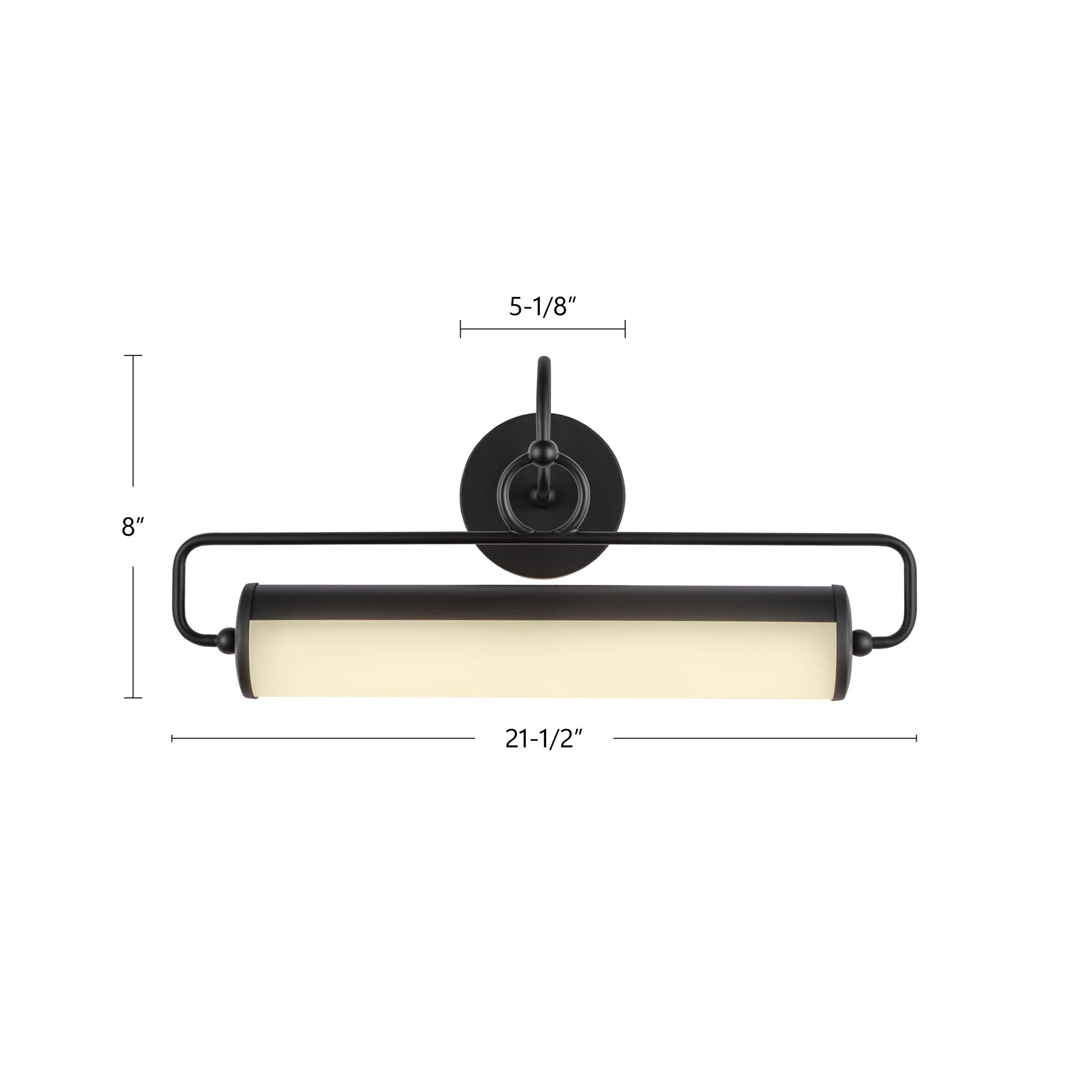 Ellen 21-in Aluminum Steel Acrylic Picture Light