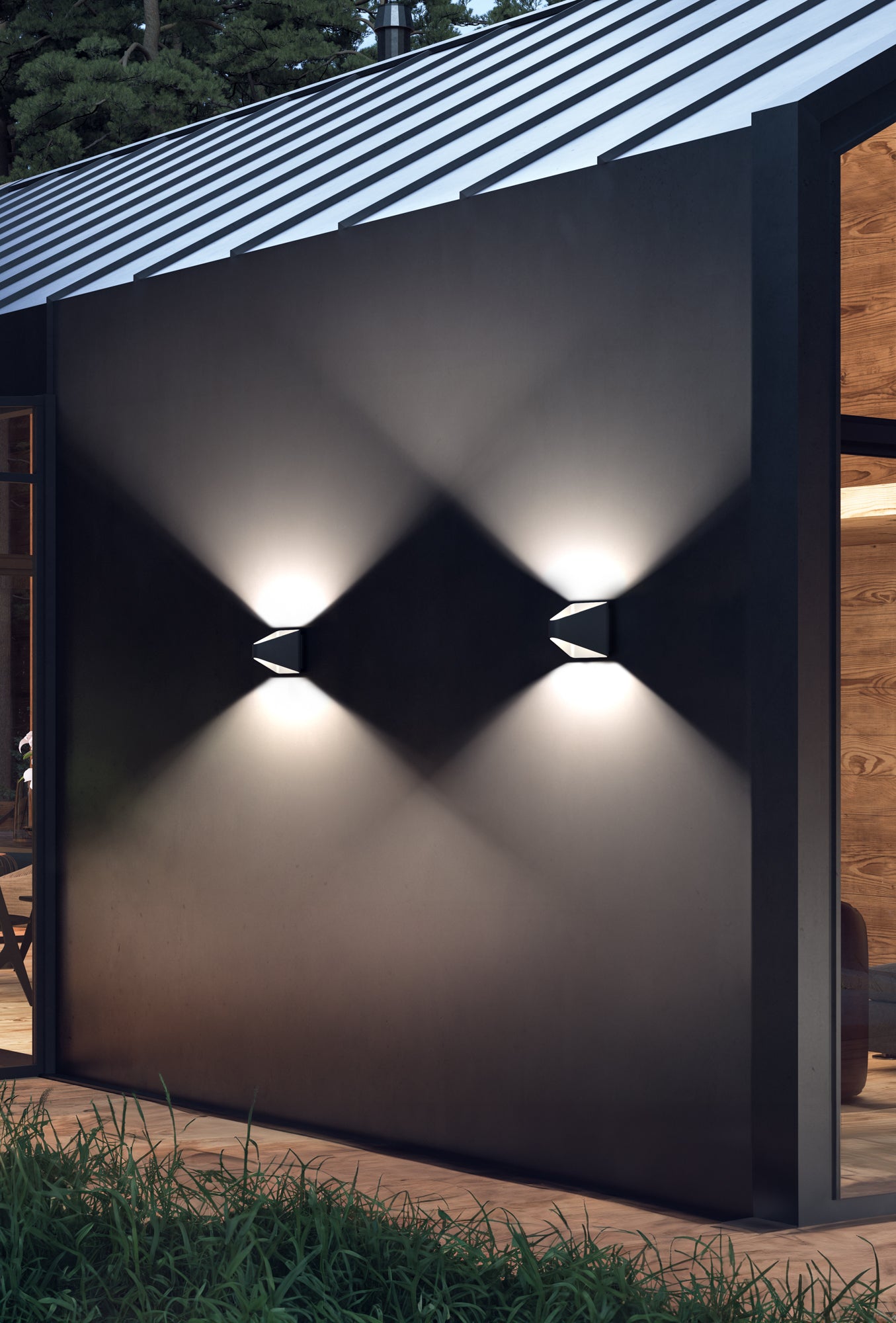 Ellis 6-in Aluminum Outdoor Wall Sconce