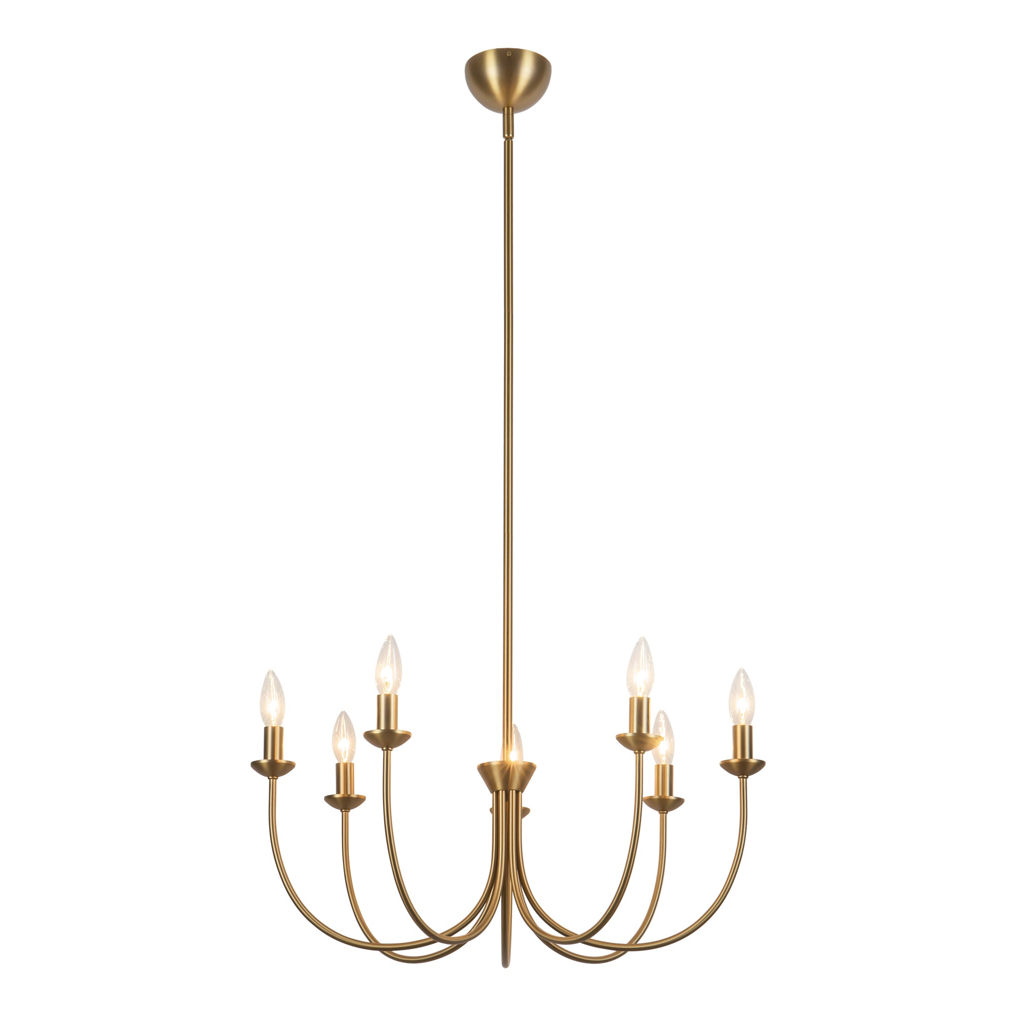 Ember 26-in Steel Chandelier