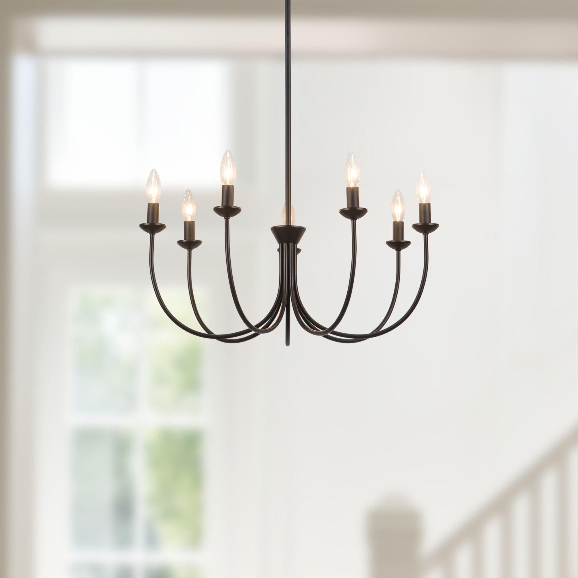 Ember 26-in Steel Chandelier