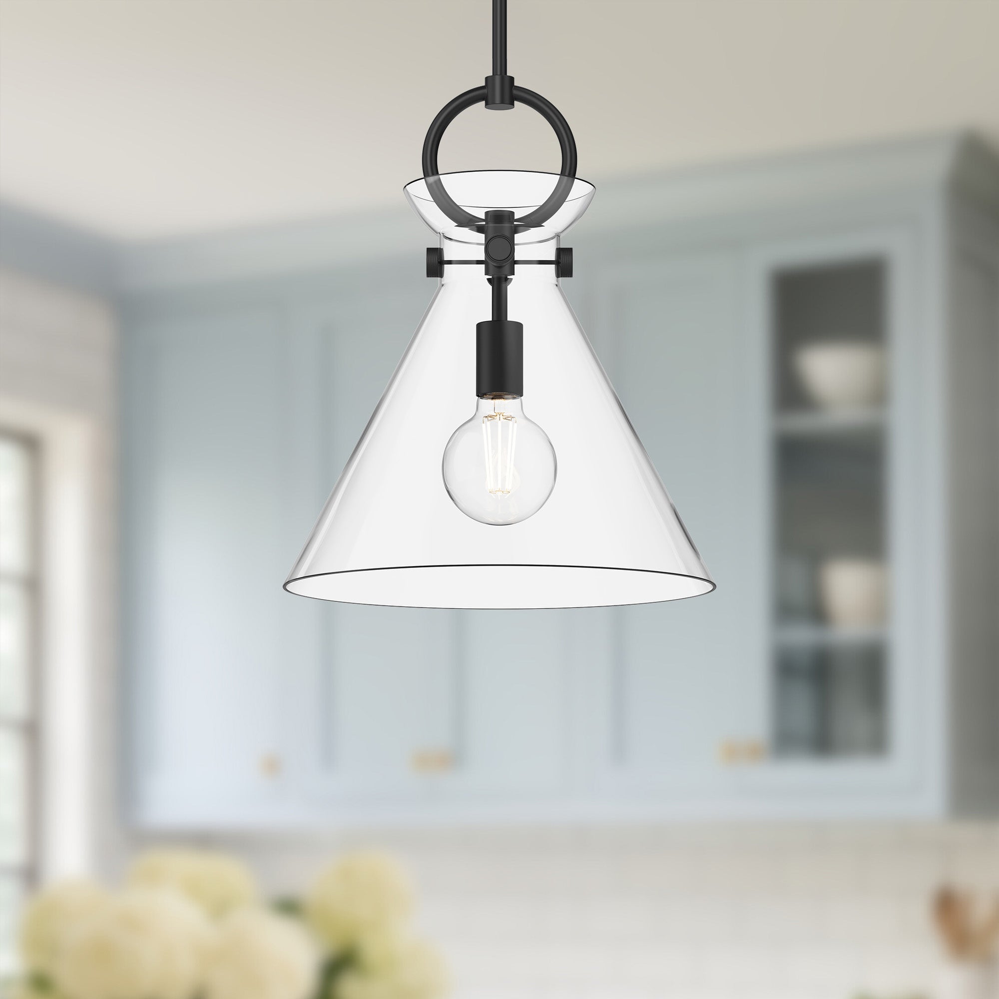 Emerson 14-in Steel Pendant