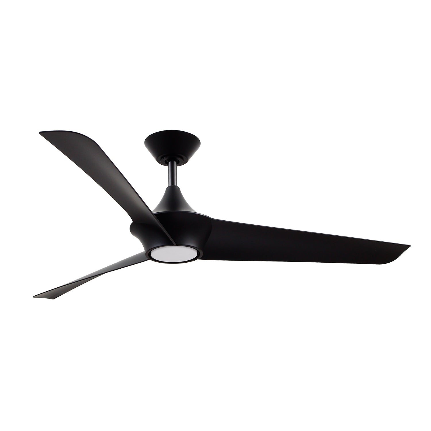 Emiko 56-in Matte Black Reversible DC LED Ceiling Fan