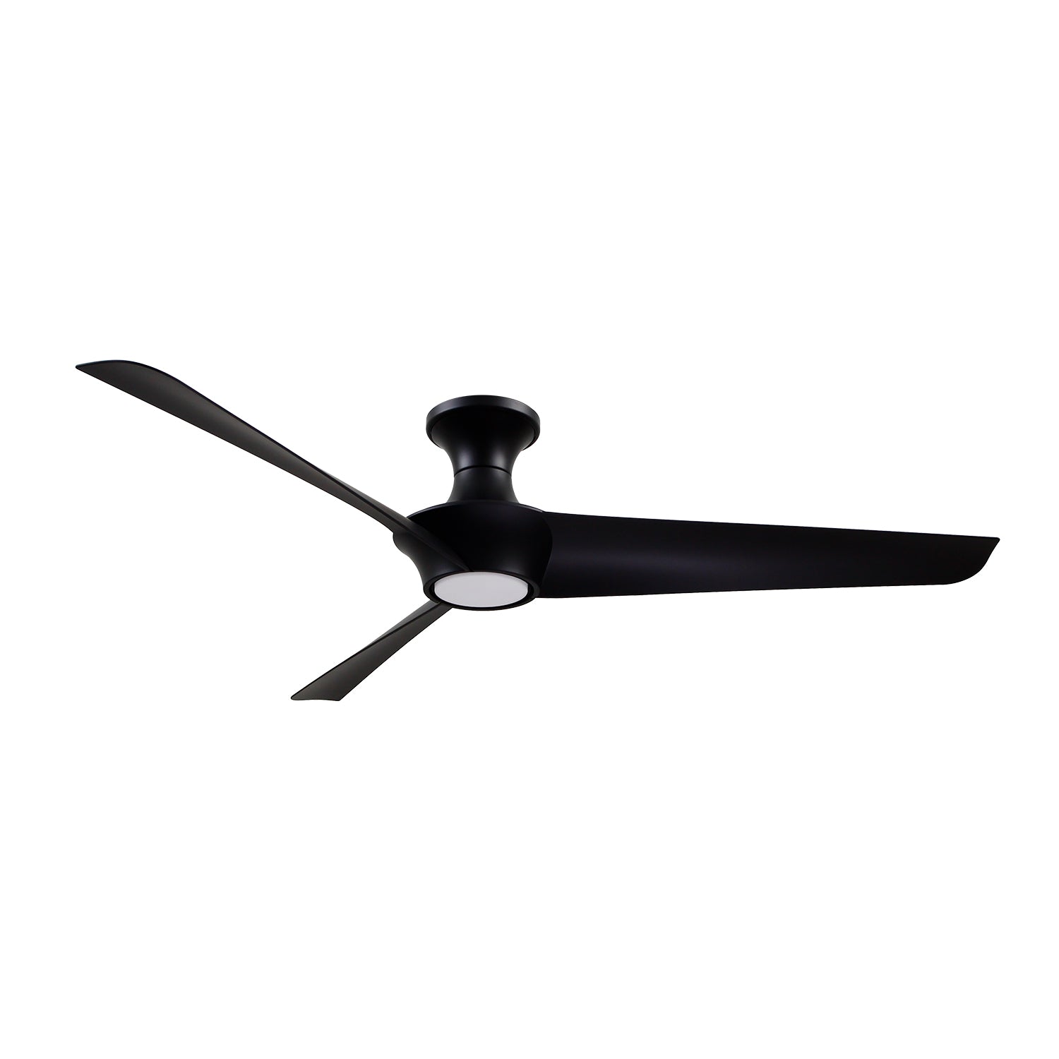 Emiko-H 56-in Matte Black Reversible DC LED Ceiling Fan