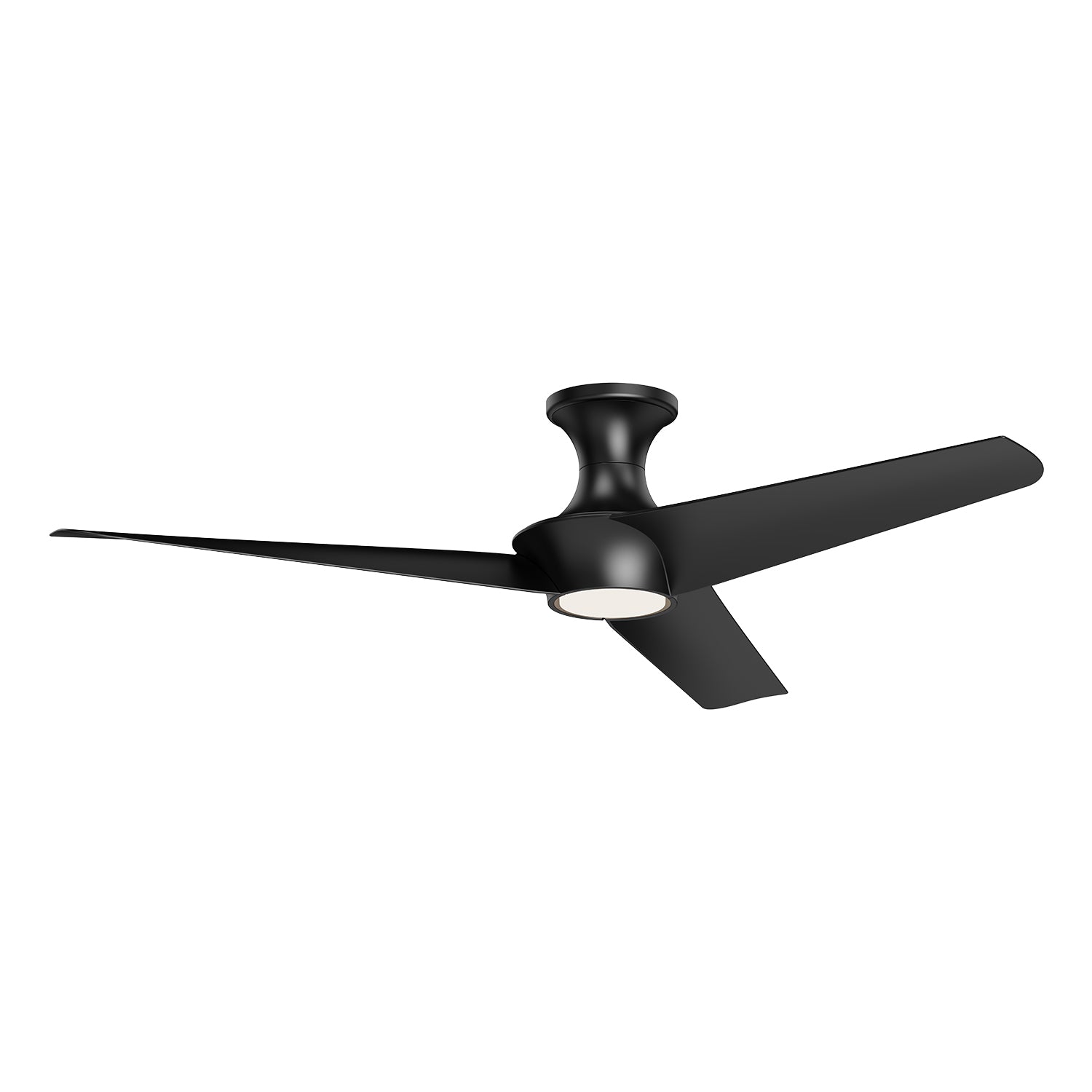 Emiko-H 56-in Matte Black Reversible DC LED Ceiling Fan