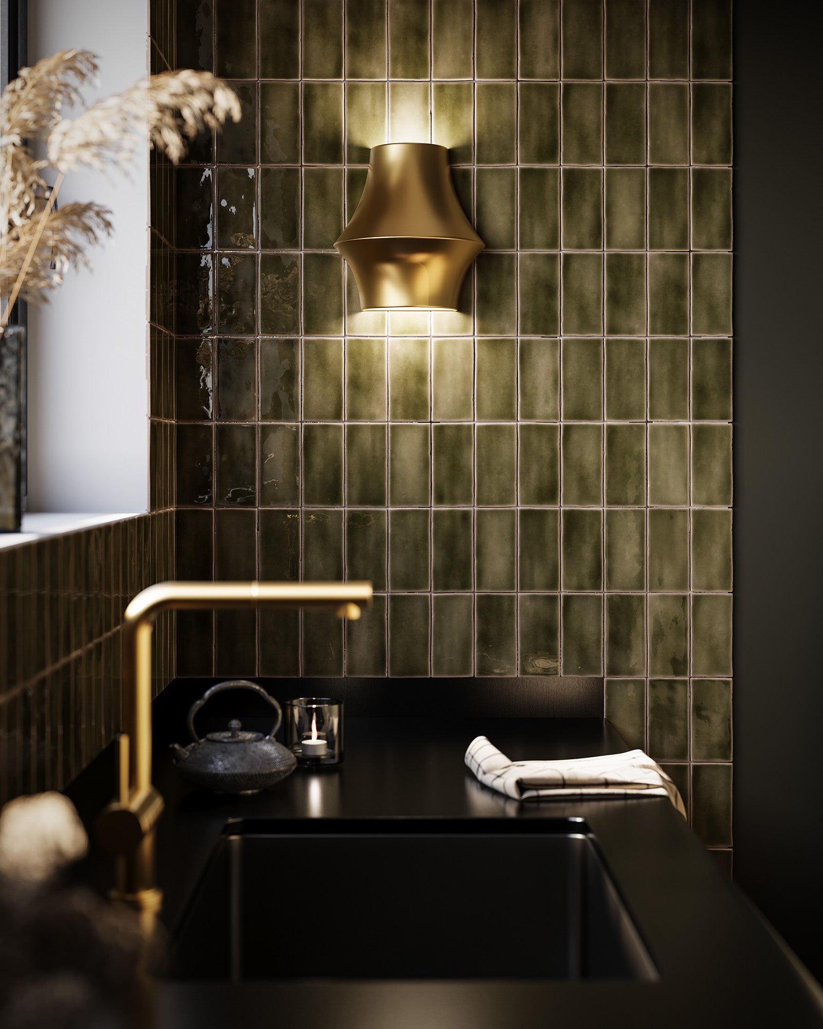 Emiko 10-in Steel Vanity Light