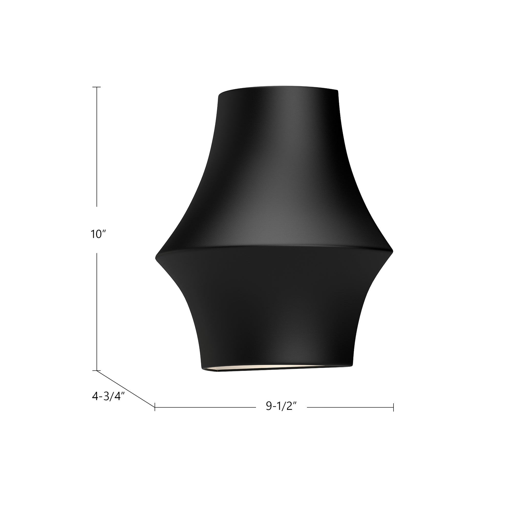 Emiko 10-in Steel Vanity Light