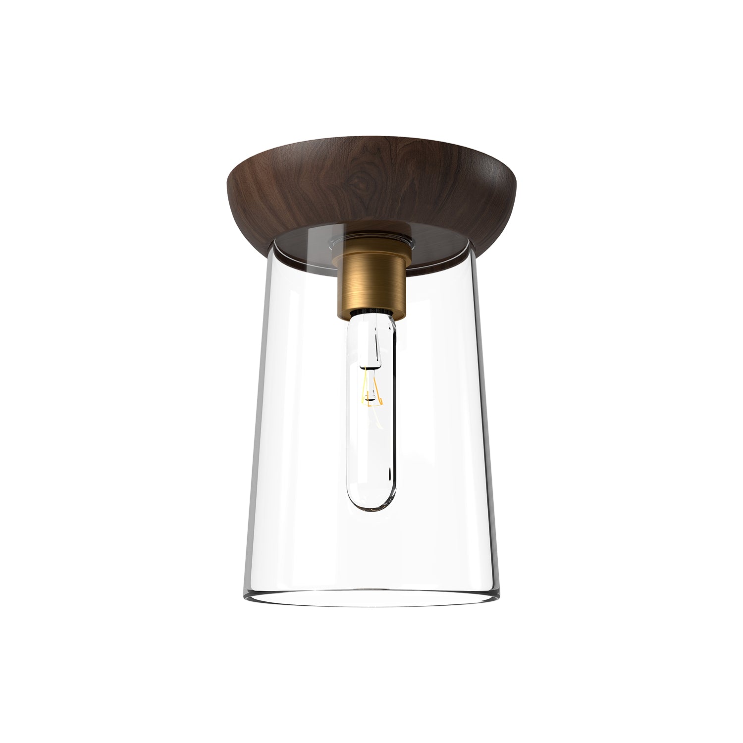 Emil 7-in Steel Flush Mount