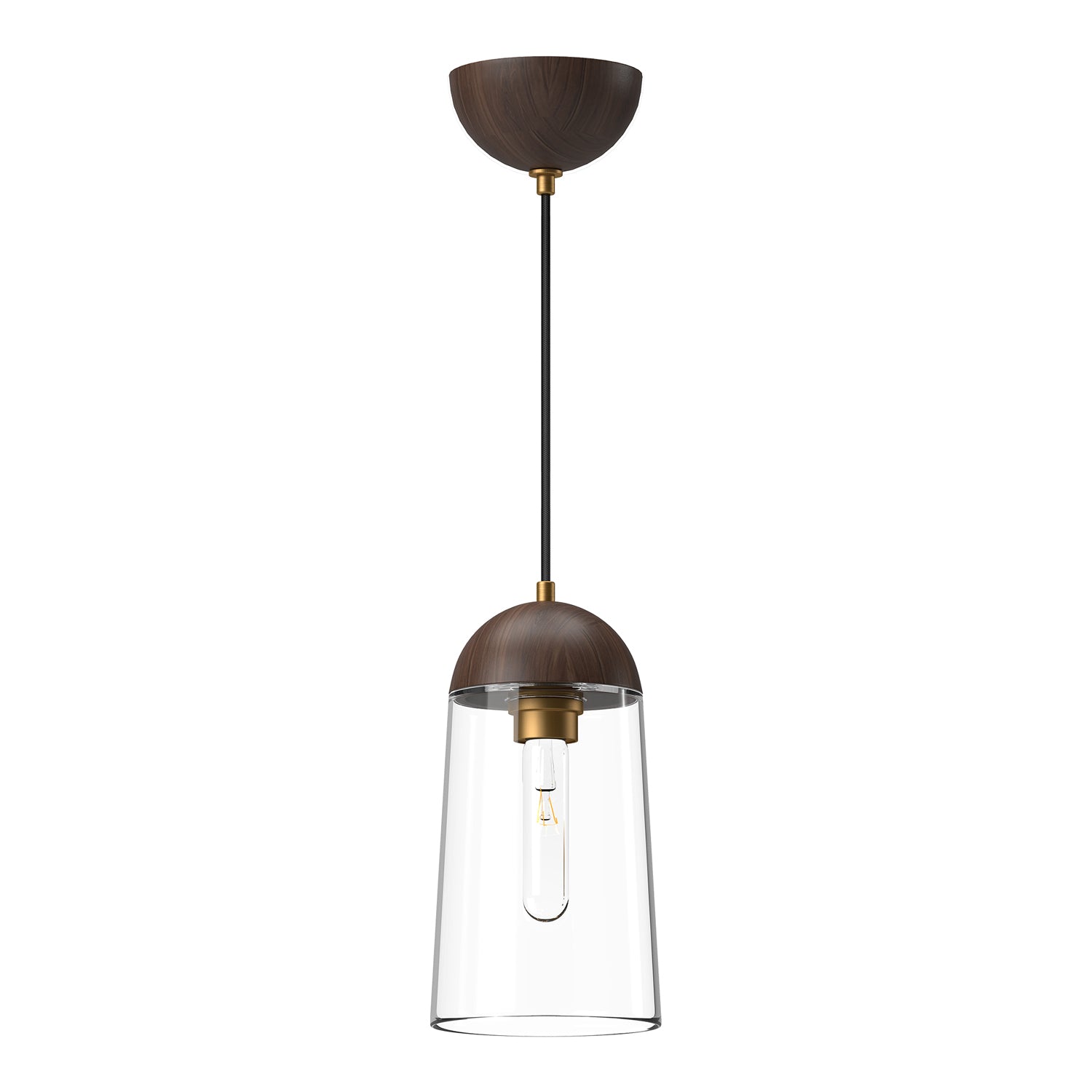 Emil 6-in Steel Pendant