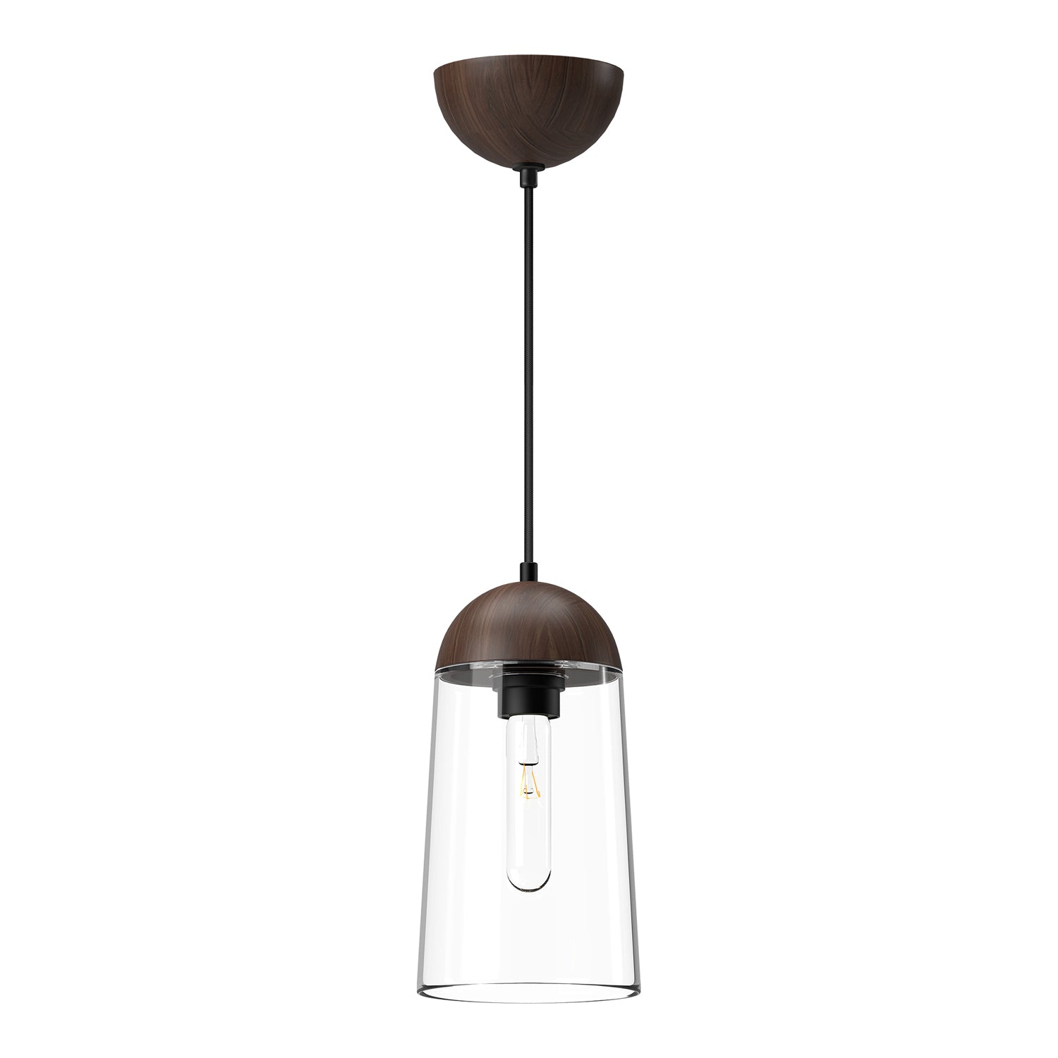 Emil 6-in Steel Pendant