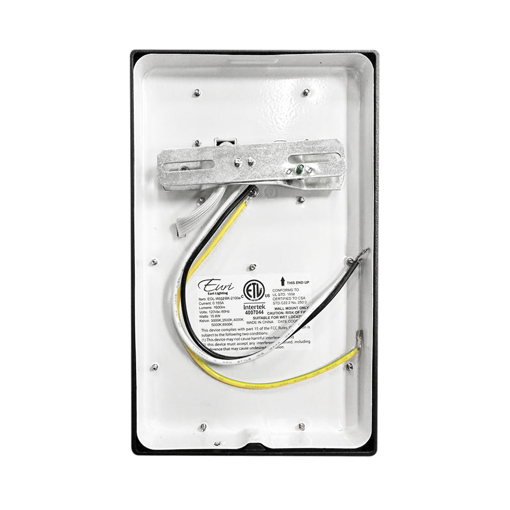 Commercial LED 15.8W Mini Wall Light 5 Color Selectable with Photocell