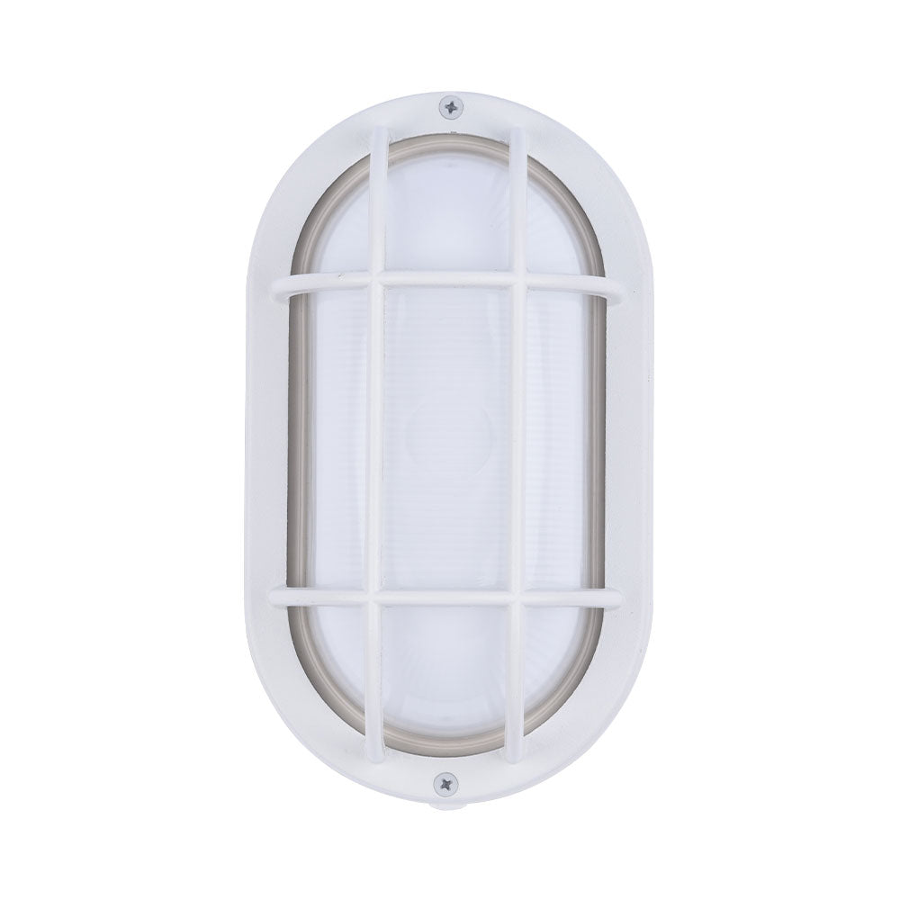 Residential LED Outdoor Wall Light 6W 6CCT White Bulkhead Fixture