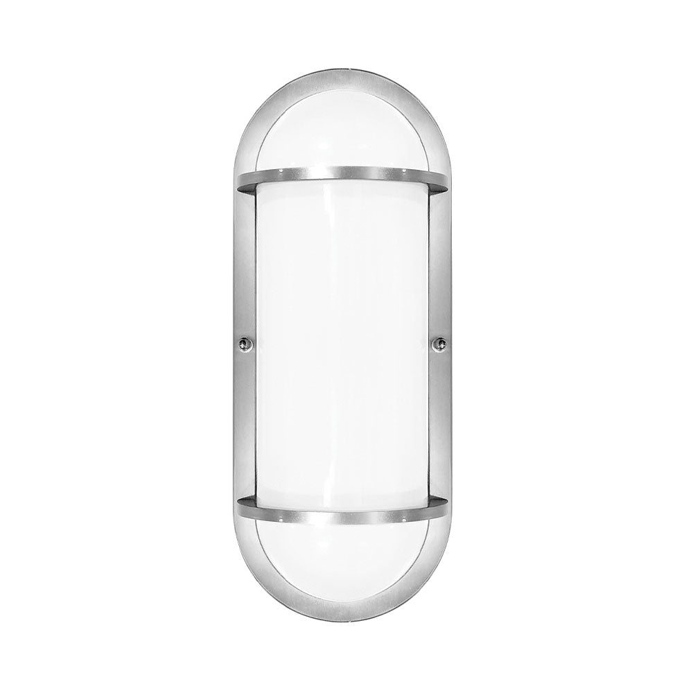 Residential LED 12.5W Oval Wall Sconce with Photocell Sensor