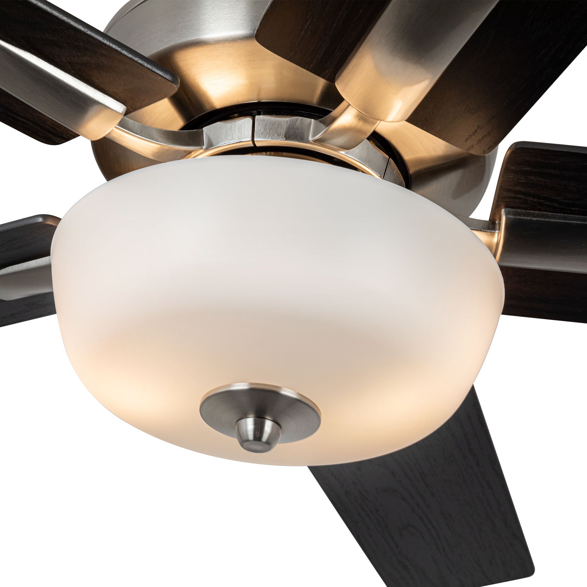 Erikson 52-in Brushed Nickel Pull Chain Ceiling Fan