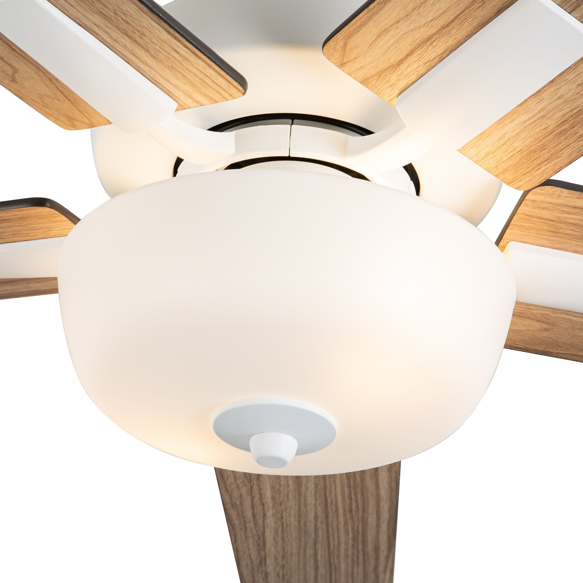 Erikson 52-in White Ceiling Fan with Bulbs