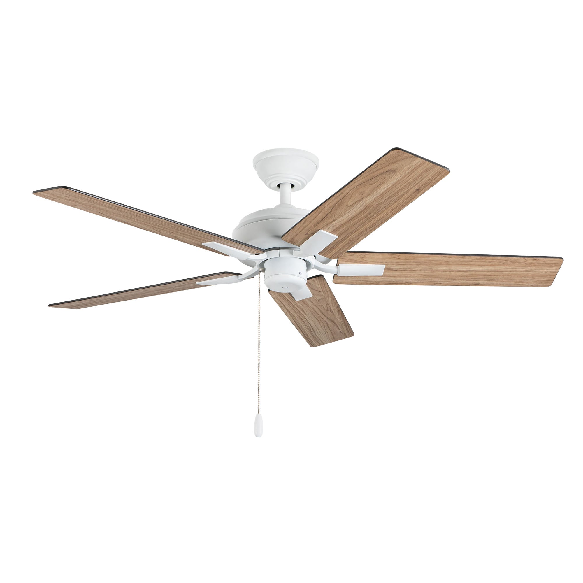 Erikson 52-in White Pull Chain Ceiling Fan