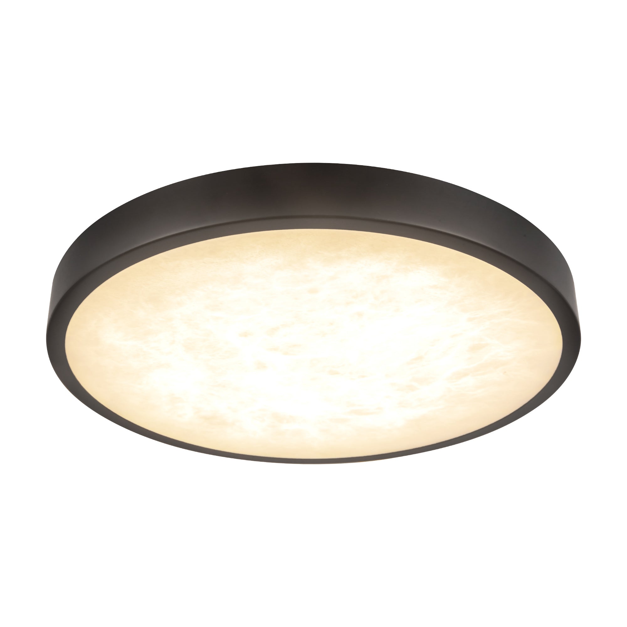 Evelyn 9-in Steel Flush Mount
