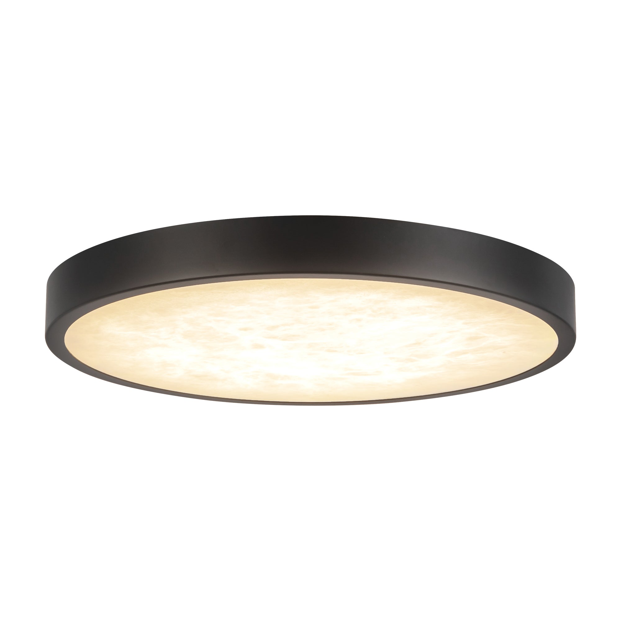 Evelyn 9-in Steel Flush Mount