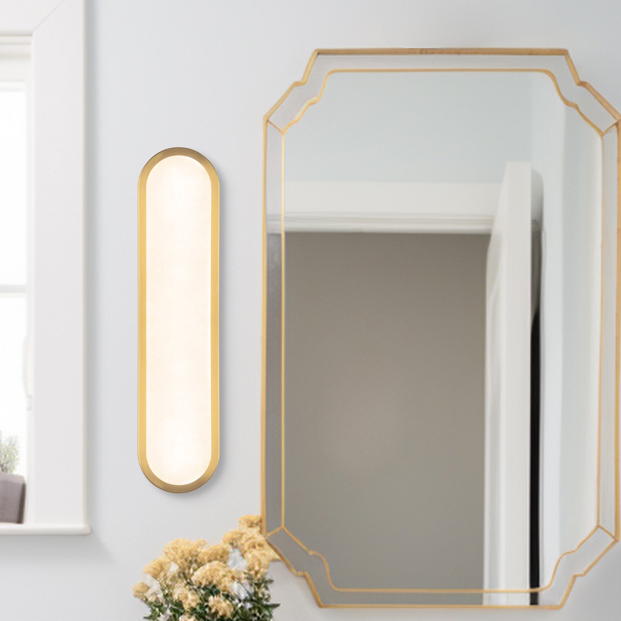 Evelyn 22-in Steel Vanity Light