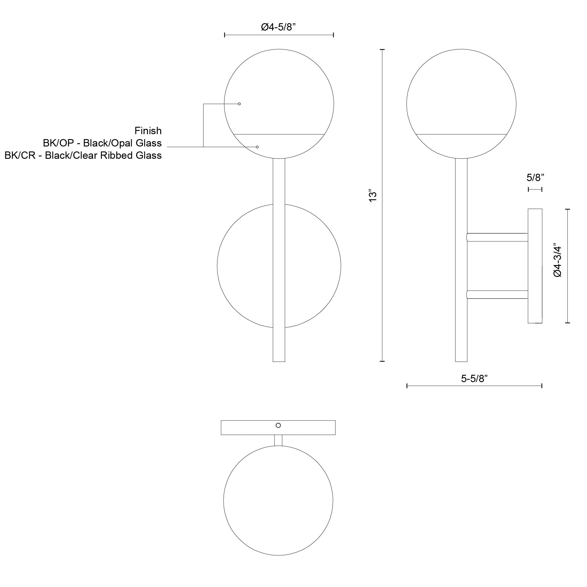 Claremont 13-in Aluminum Outdoor Wall Light