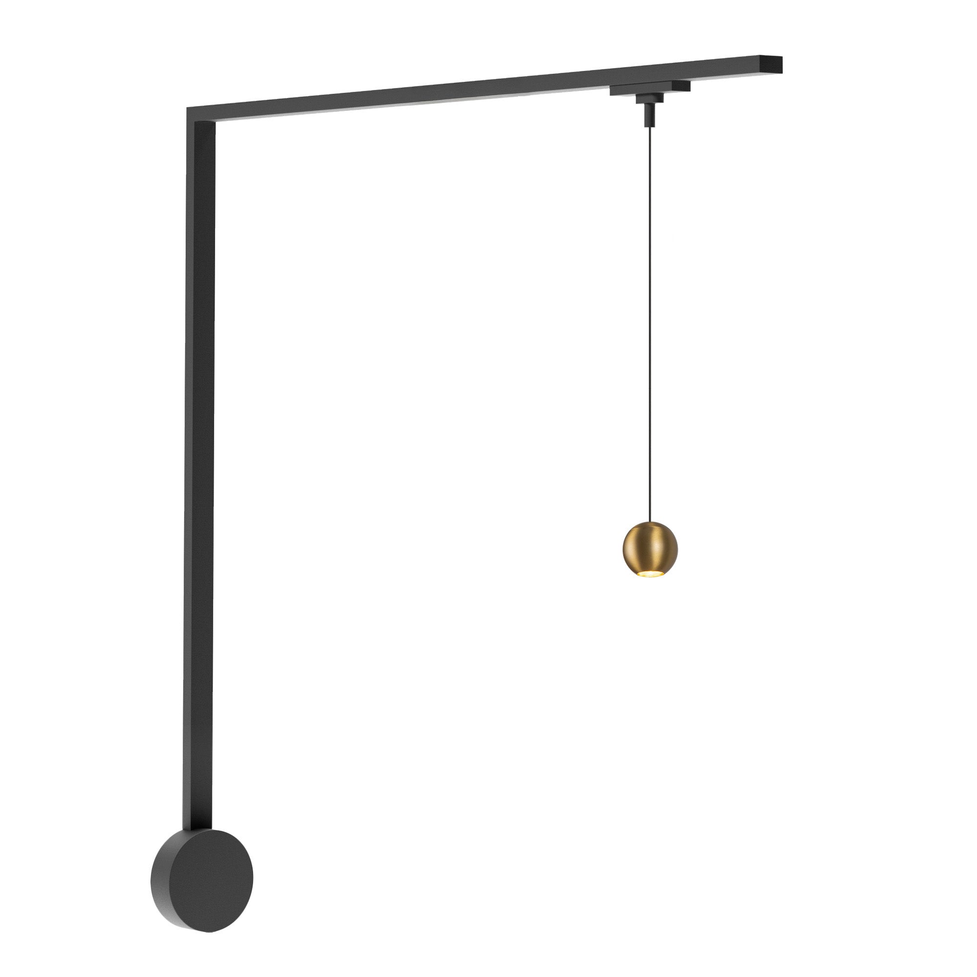 Faria 42-in Aluminum Trilo Track Pendant