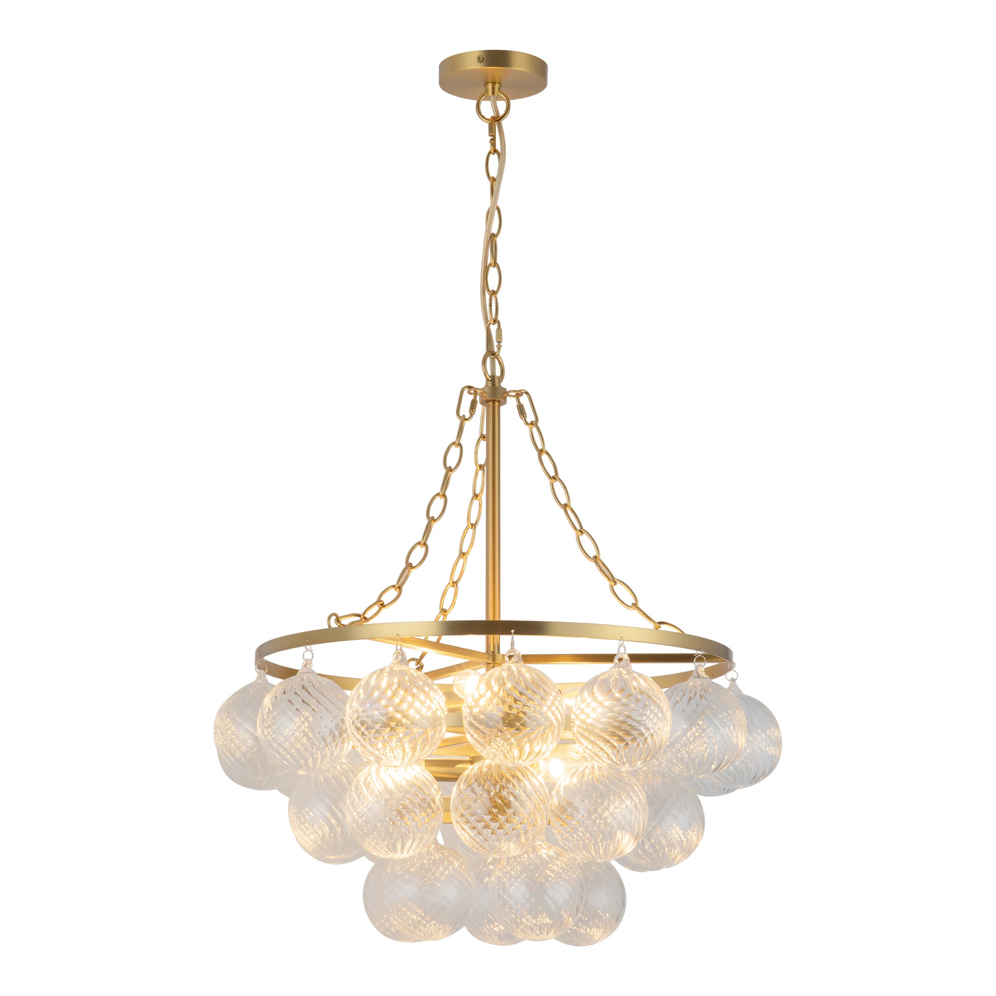 Faye 24-in Steel Chandelier