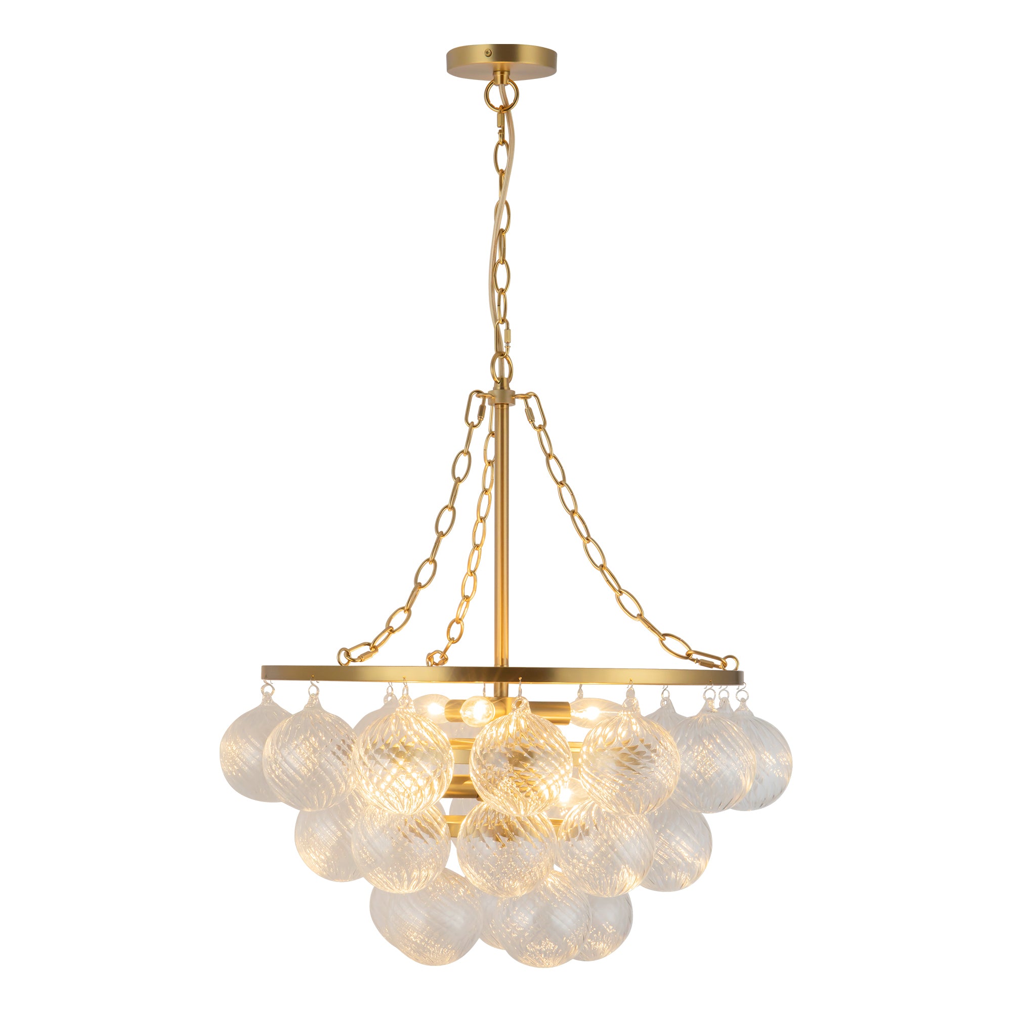 Faye 24-in Steel Chandelier
