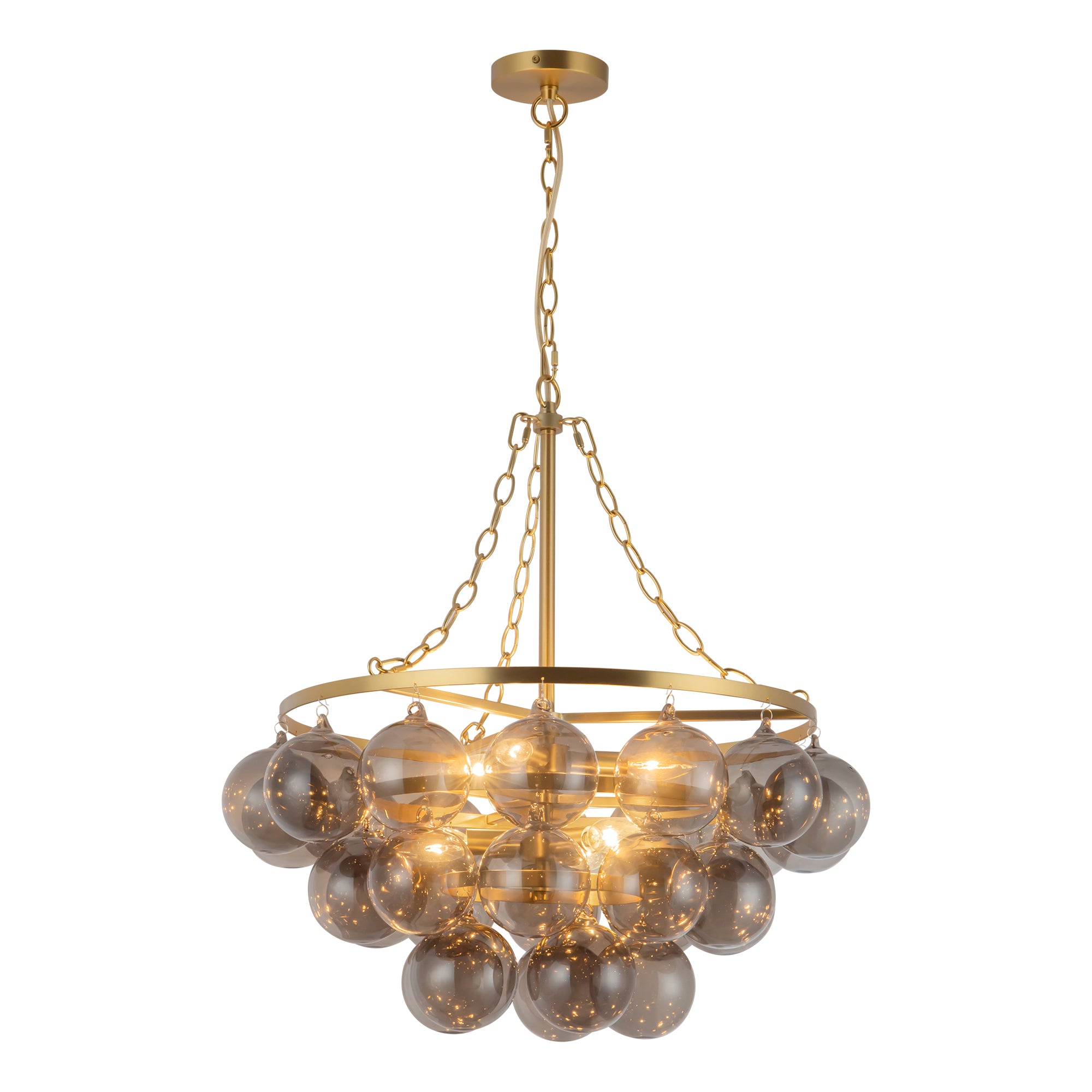 Faye 24-in Steel Chandelier