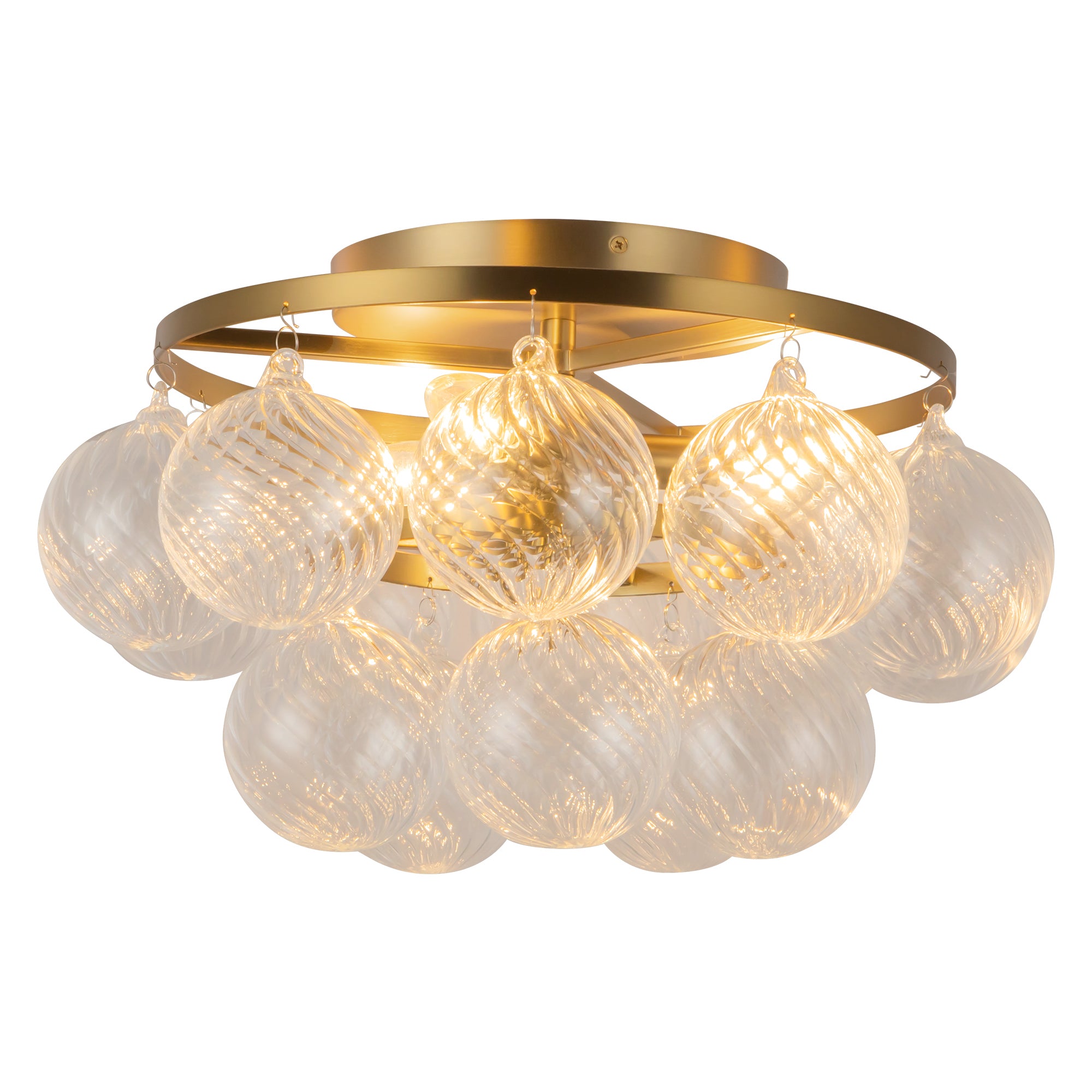 Faye 18-in Steel Semi-Flush Mount