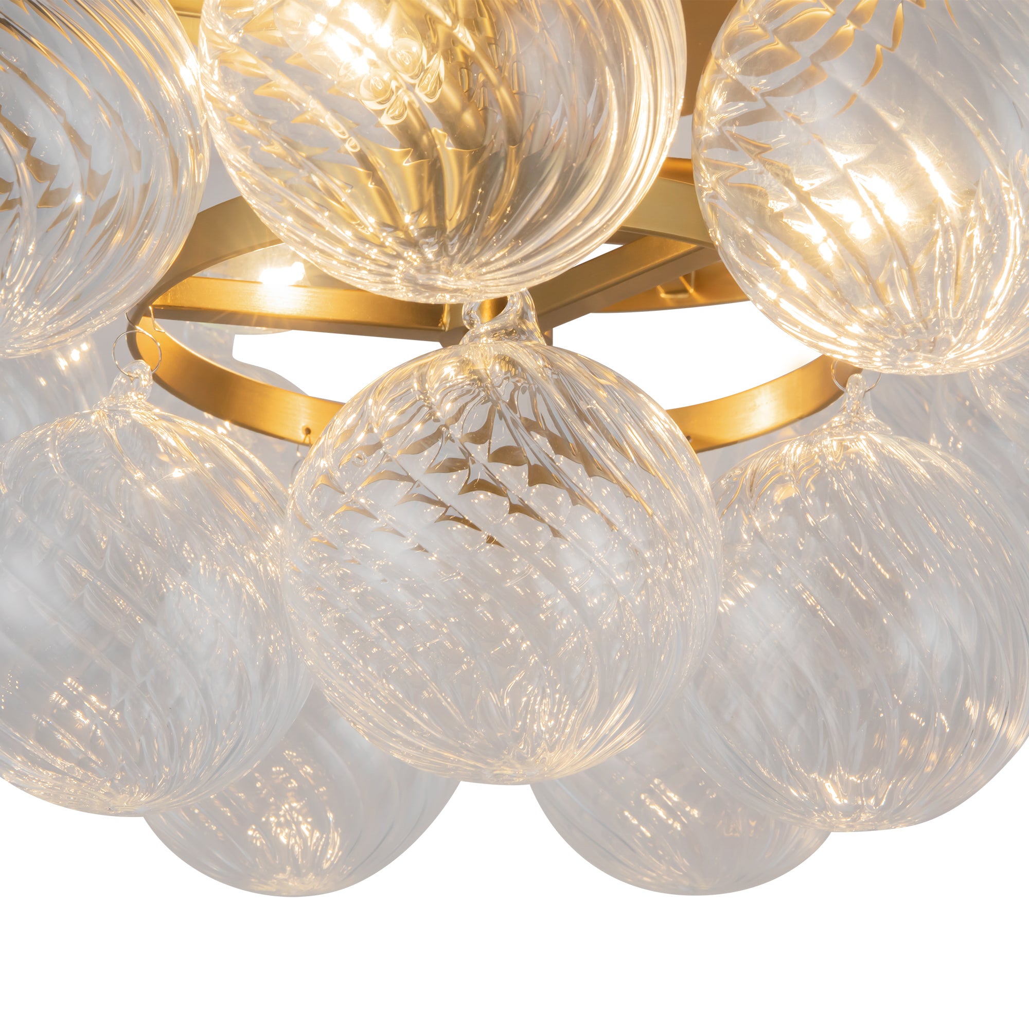 Faye 18-in Steel Semi-Flush Mount