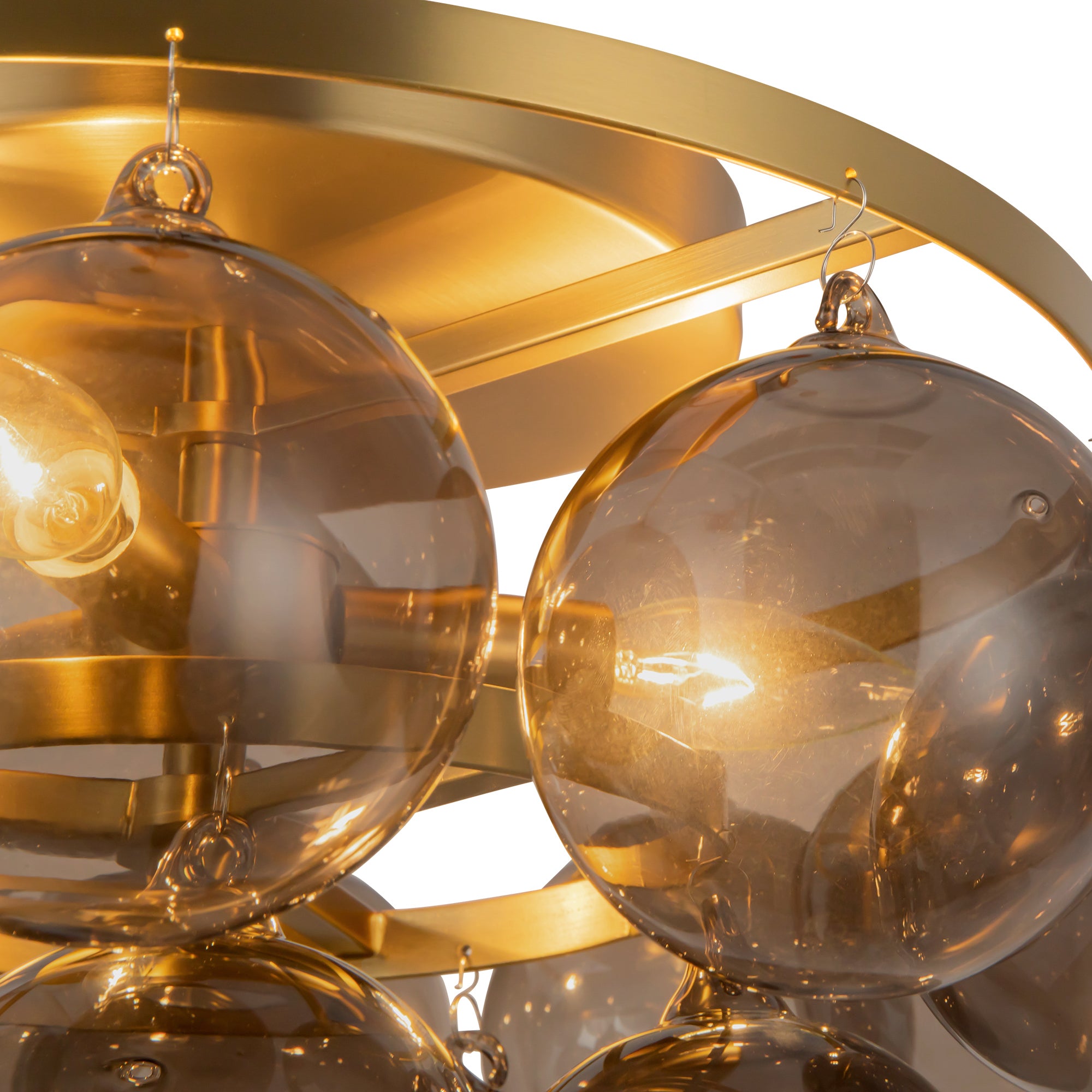 Faye 18-in Steel Semi-Flush Mount