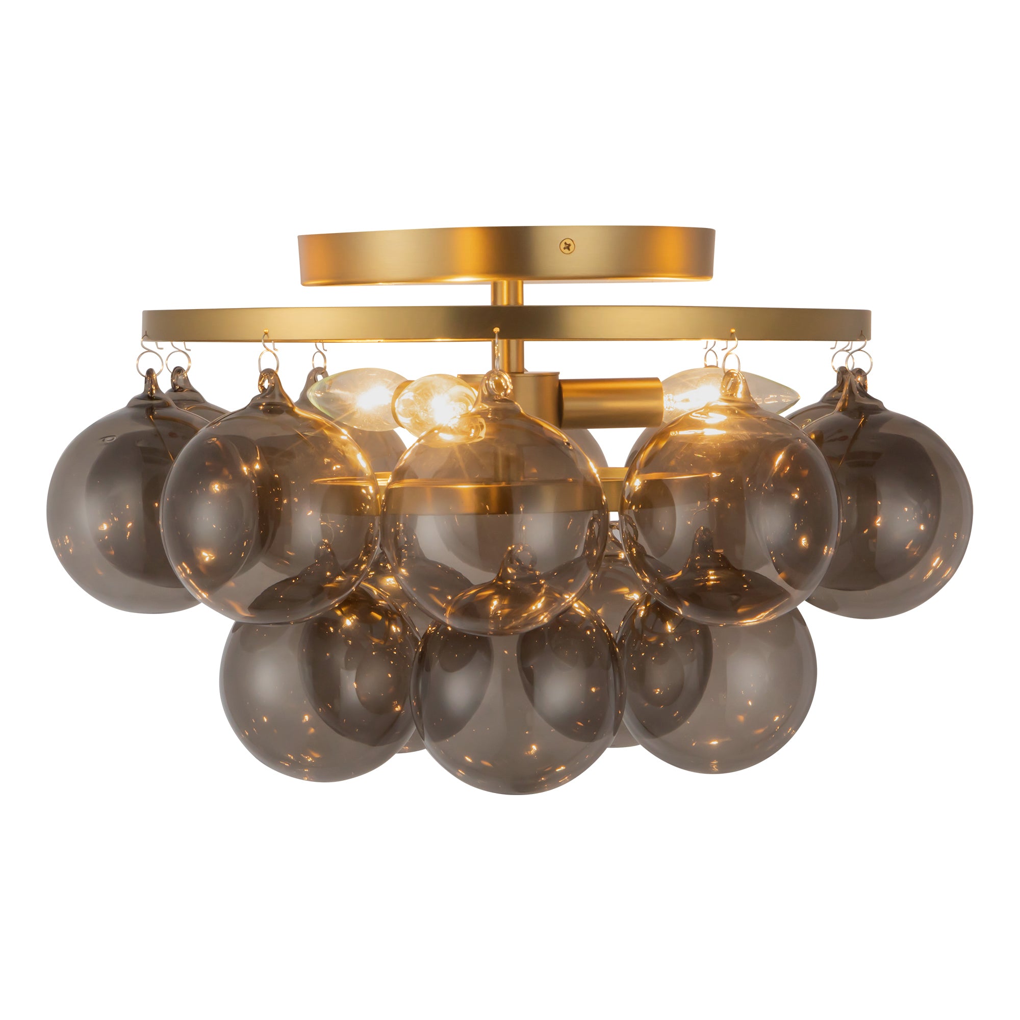 Faye 18-in Steel Semi-Flush Mount