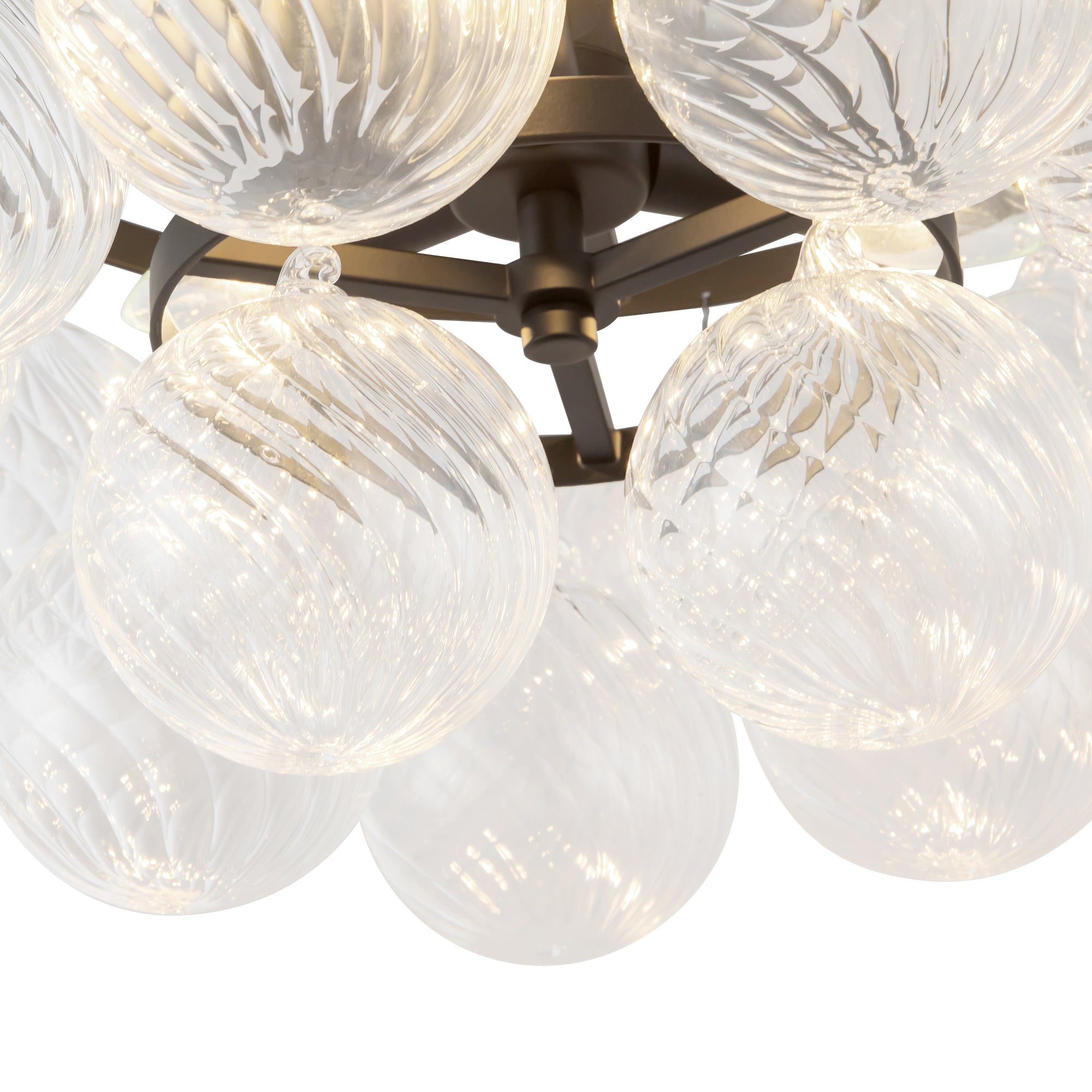 Faye 18-in Steel Semi-Flush Mount