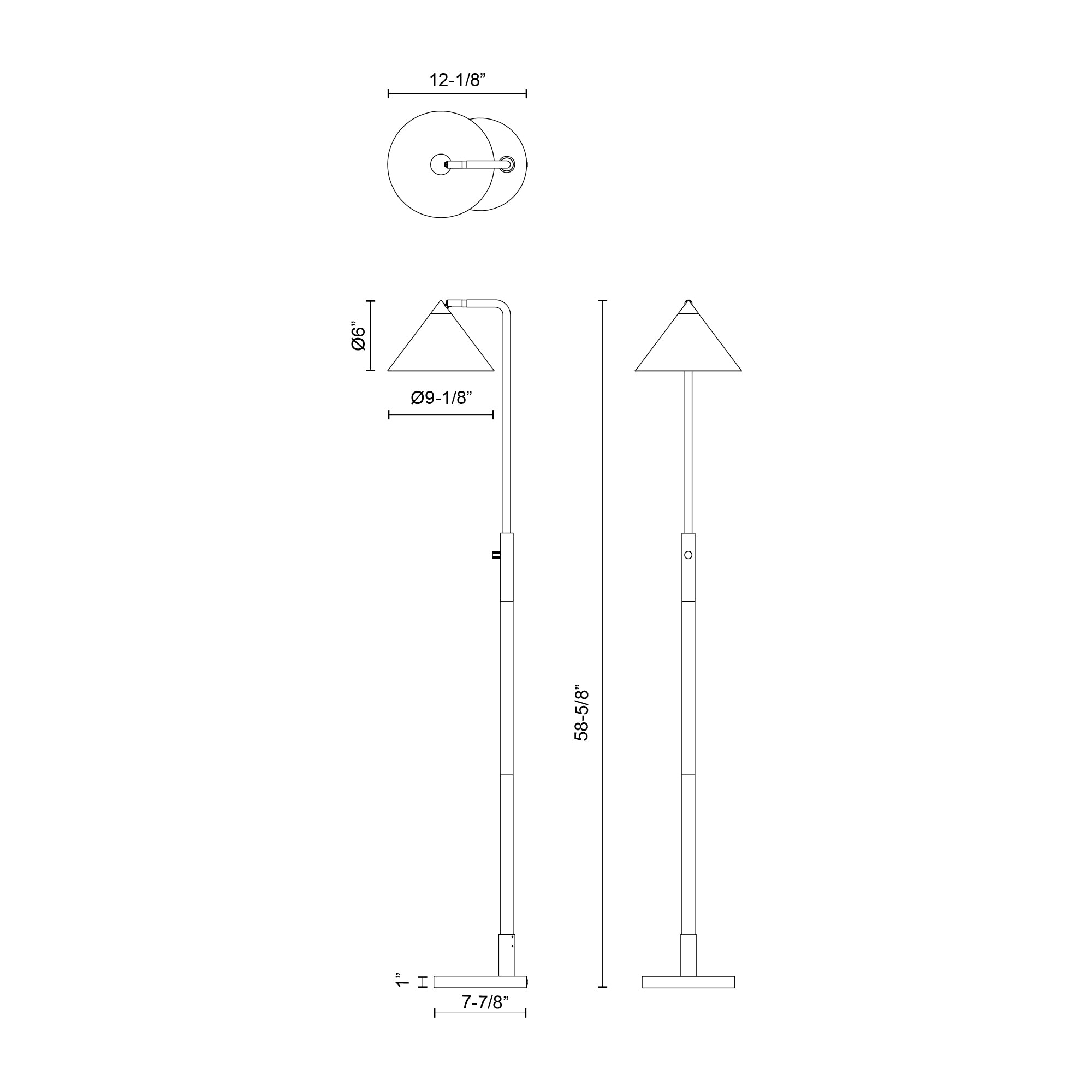 Remy 58-in Steel Floor Lamp