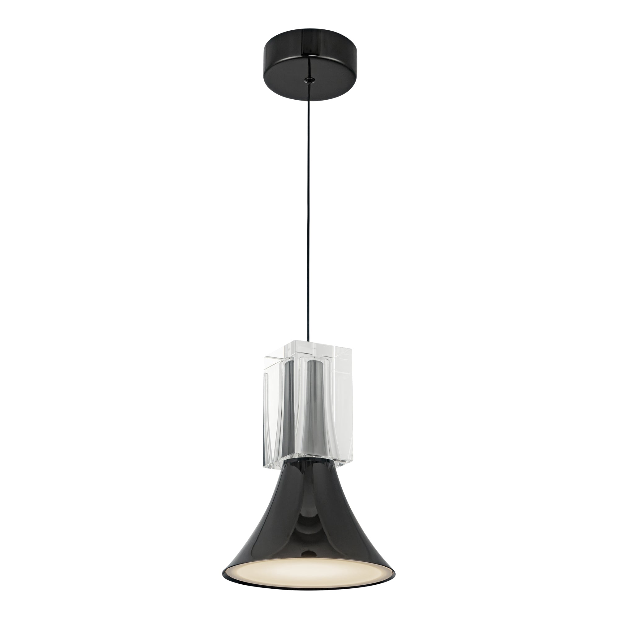 Floe 8-in Steel Pendant