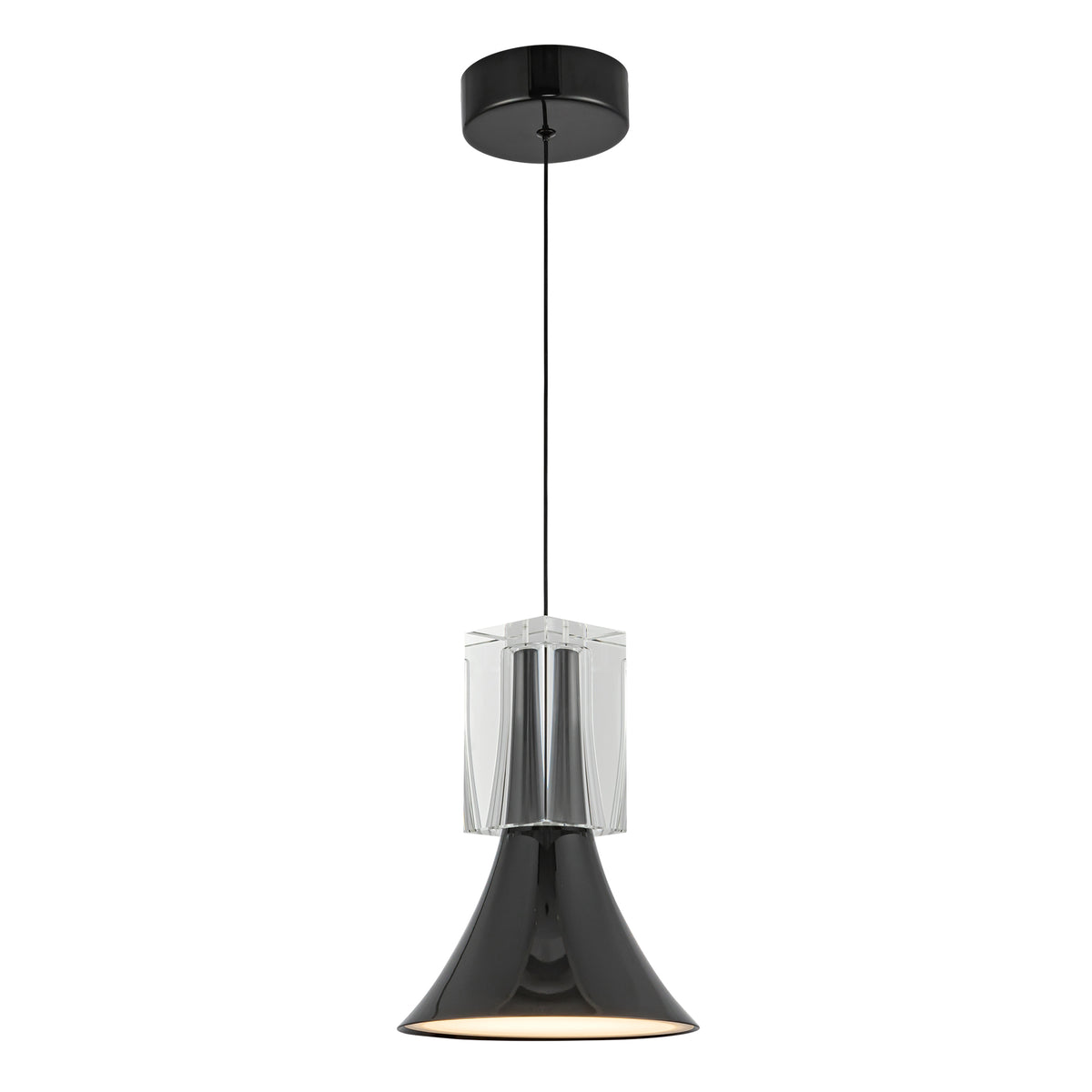 Floe 8-in Steel Pendant