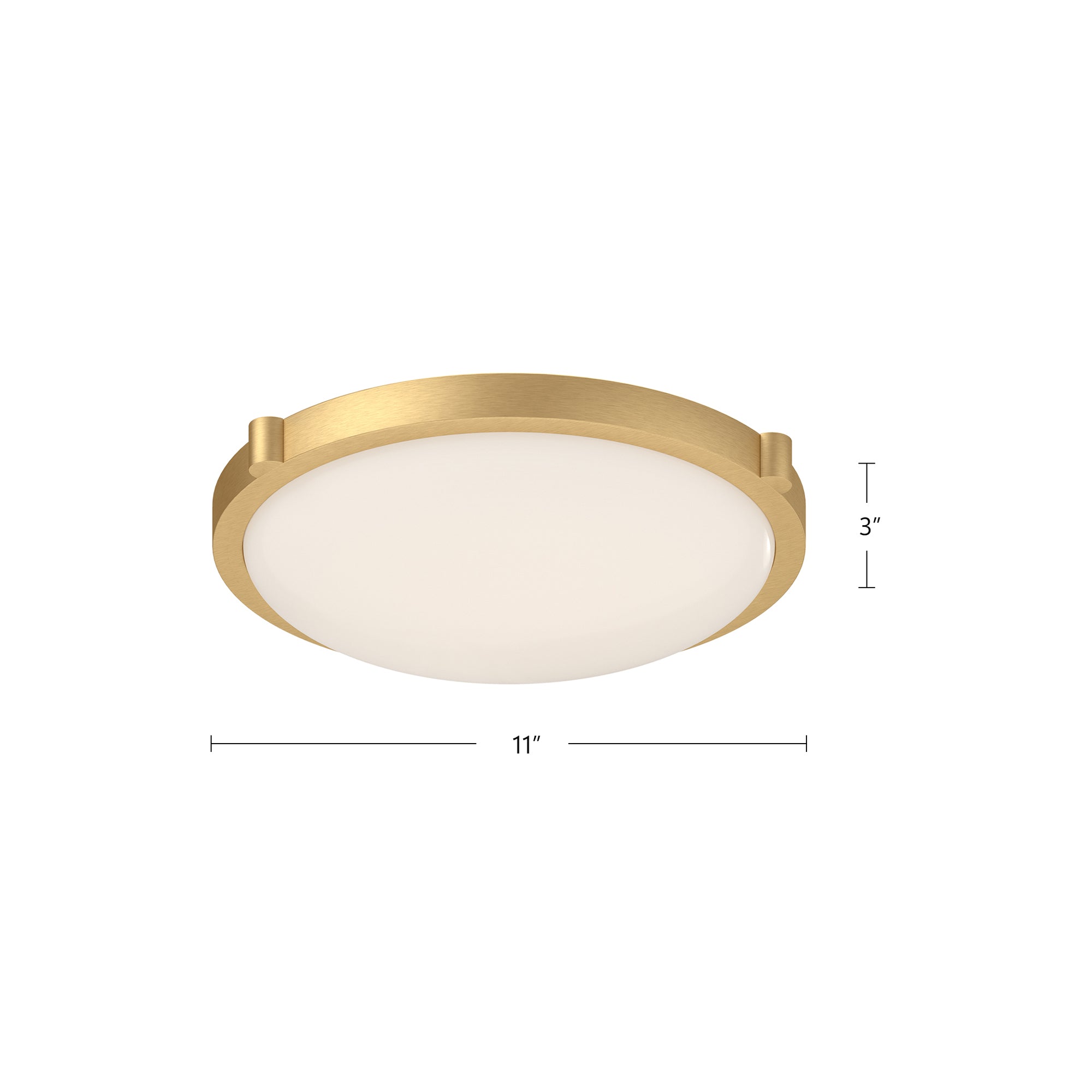 Floyd 13-in Steel Flush Mount