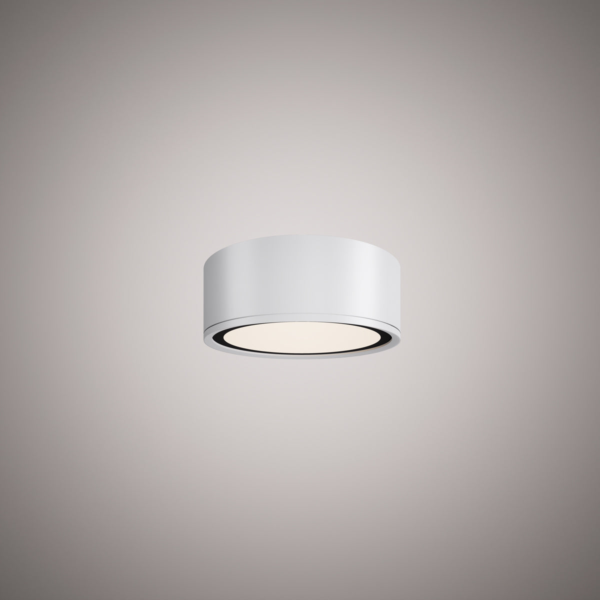 Led 4-in flush mount Matte White Dimmable 12W