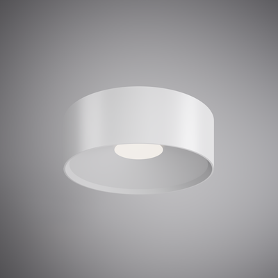 Led 4-in Matte White Flush Mount Dimmable 15W