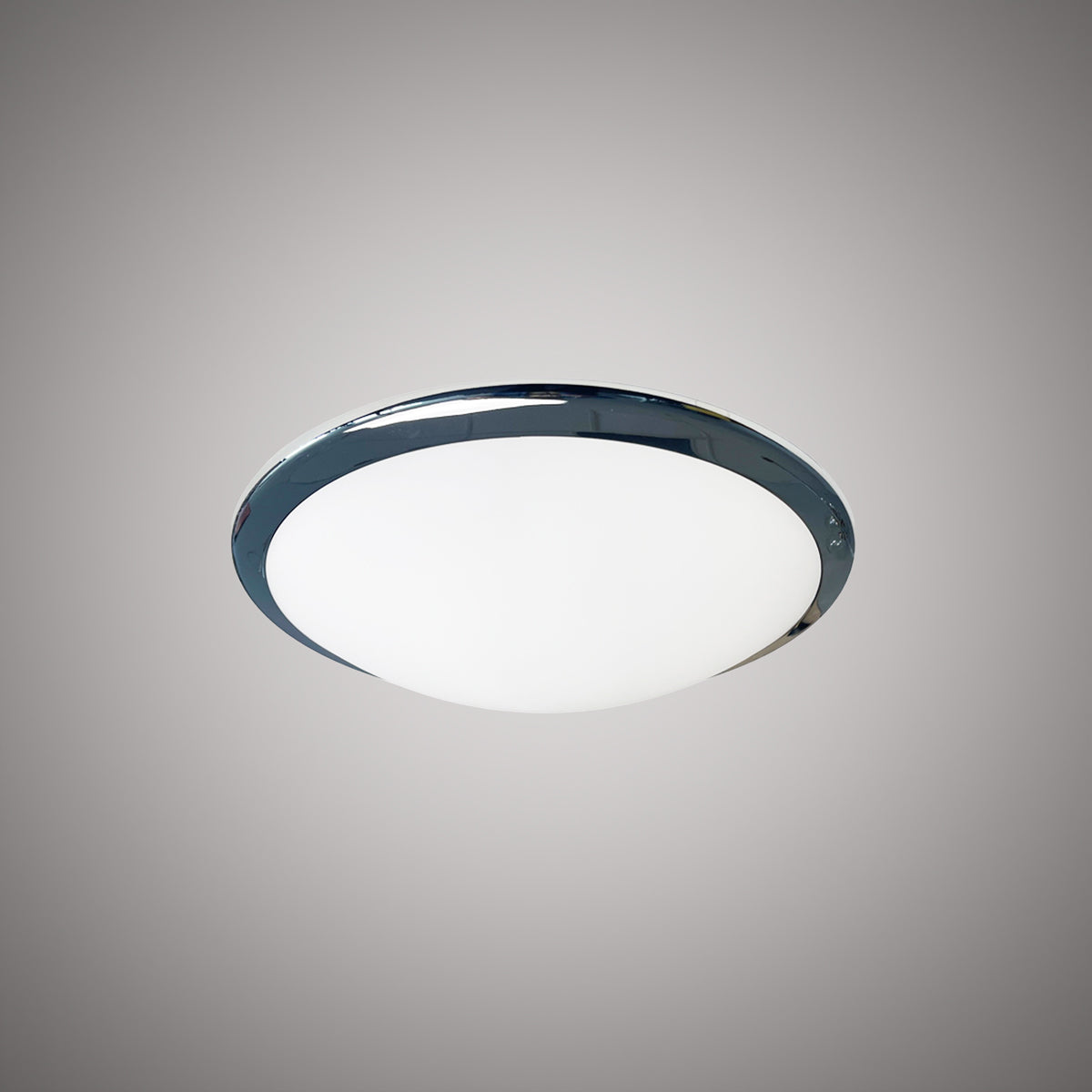 2 Lights Atlas 15-in Flush mount Polished Chrome Dimmable 120W