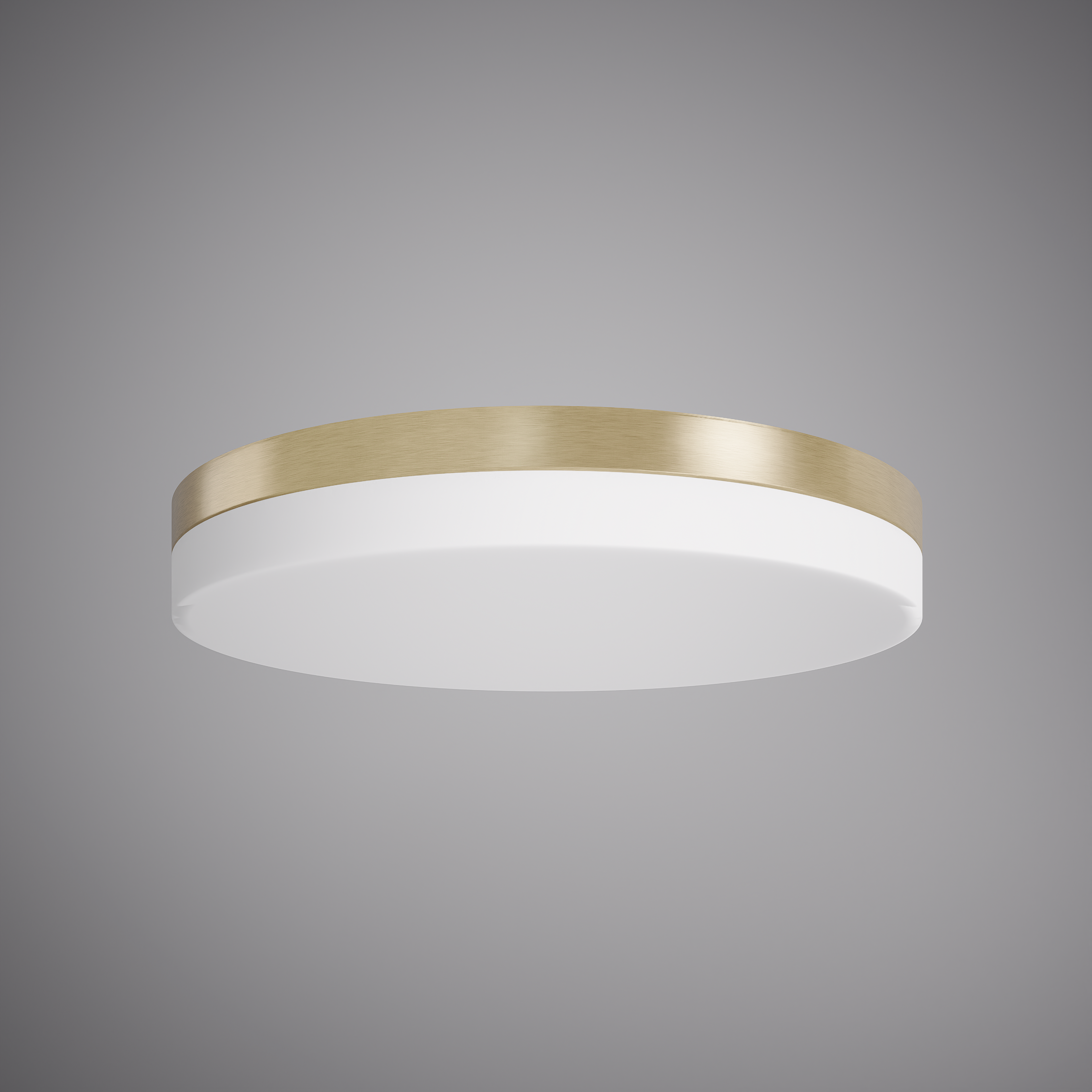 Solara Led 14-in Satin Brass Dimmable 20W