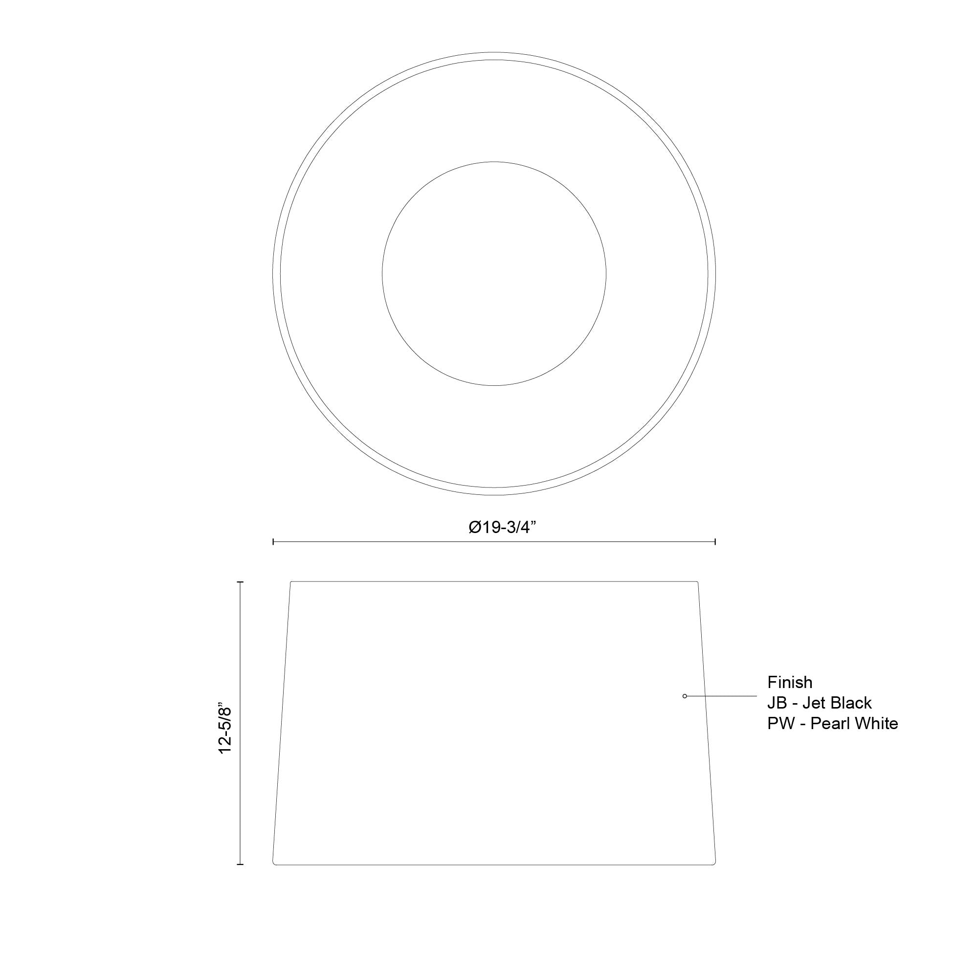 Etta 20-in Steel Flush Mount