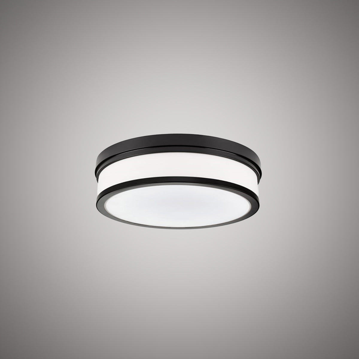 Breeze 10-in Matte Black Dimmable 22W