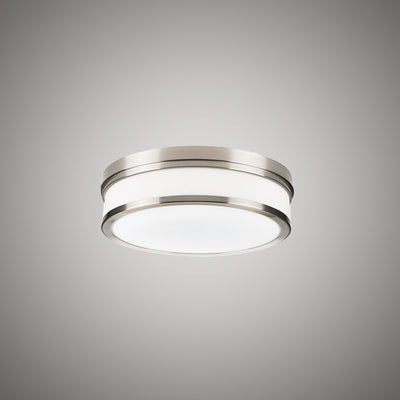 Breeze 10-in Chrome Flush Mount Dimmable 22W