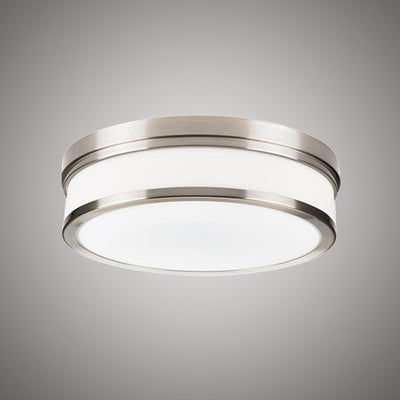 Breeze 14-in Chrome Flush Mount Dimmable 32W