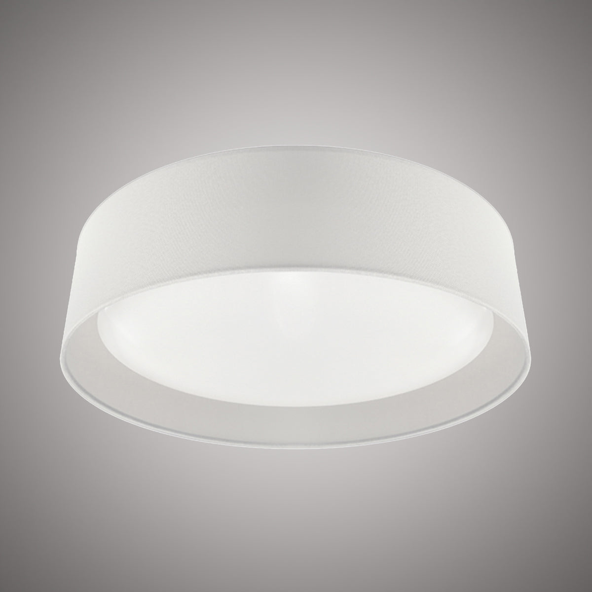 Verona 20-in Flush Mount Matte White Dimmable 35W